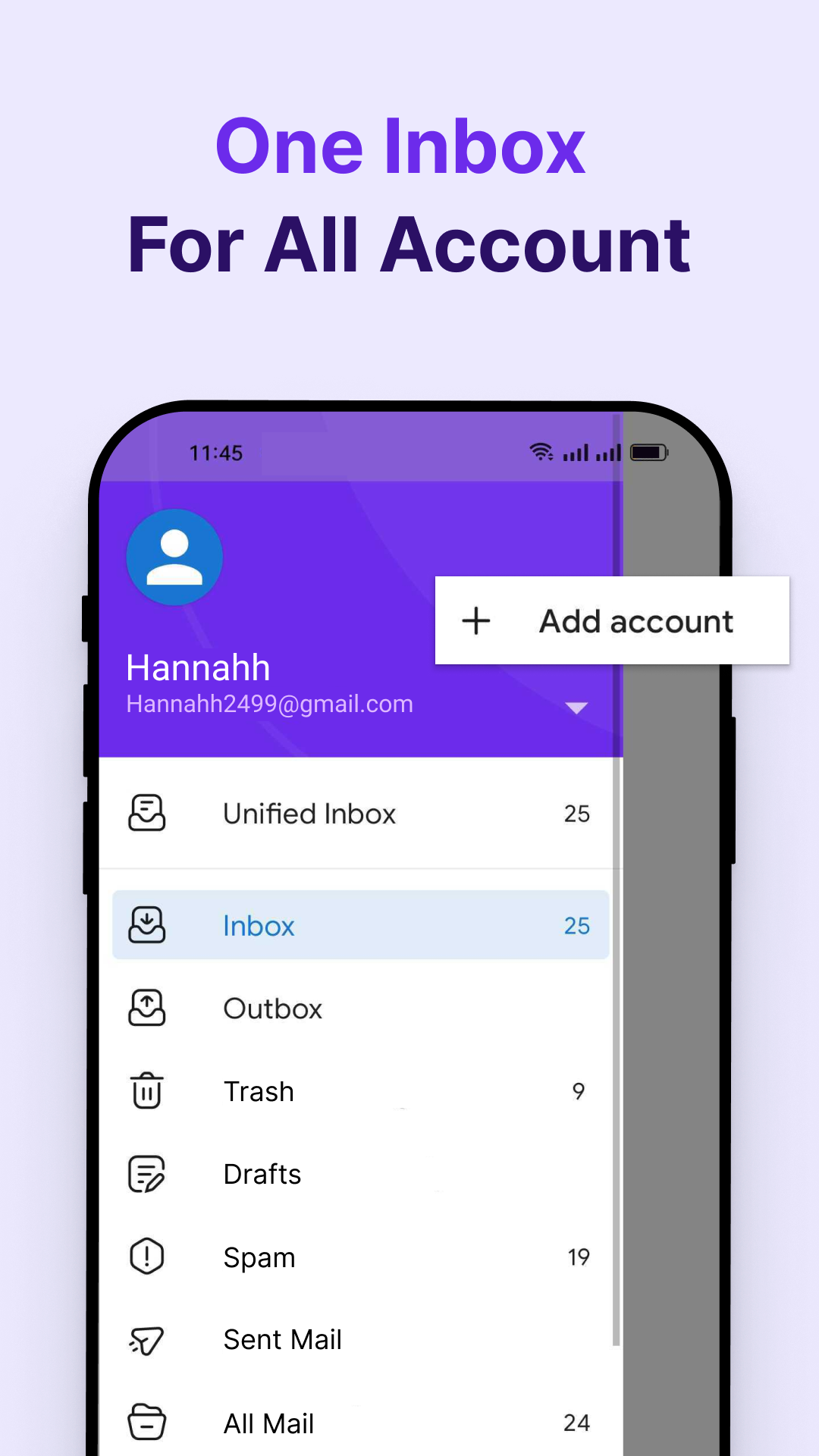اسکرین شات 1 برنامه Email & Calendar