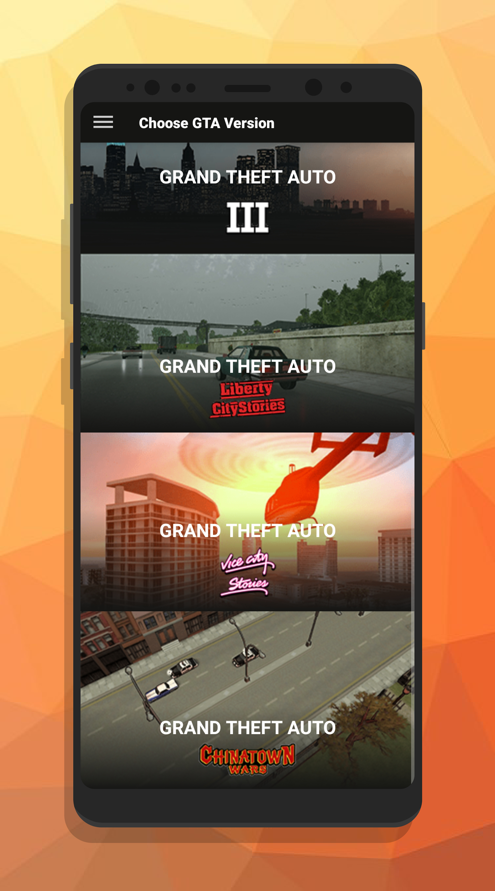 اسکرین شات 2 برنامه Cheats for all GTA