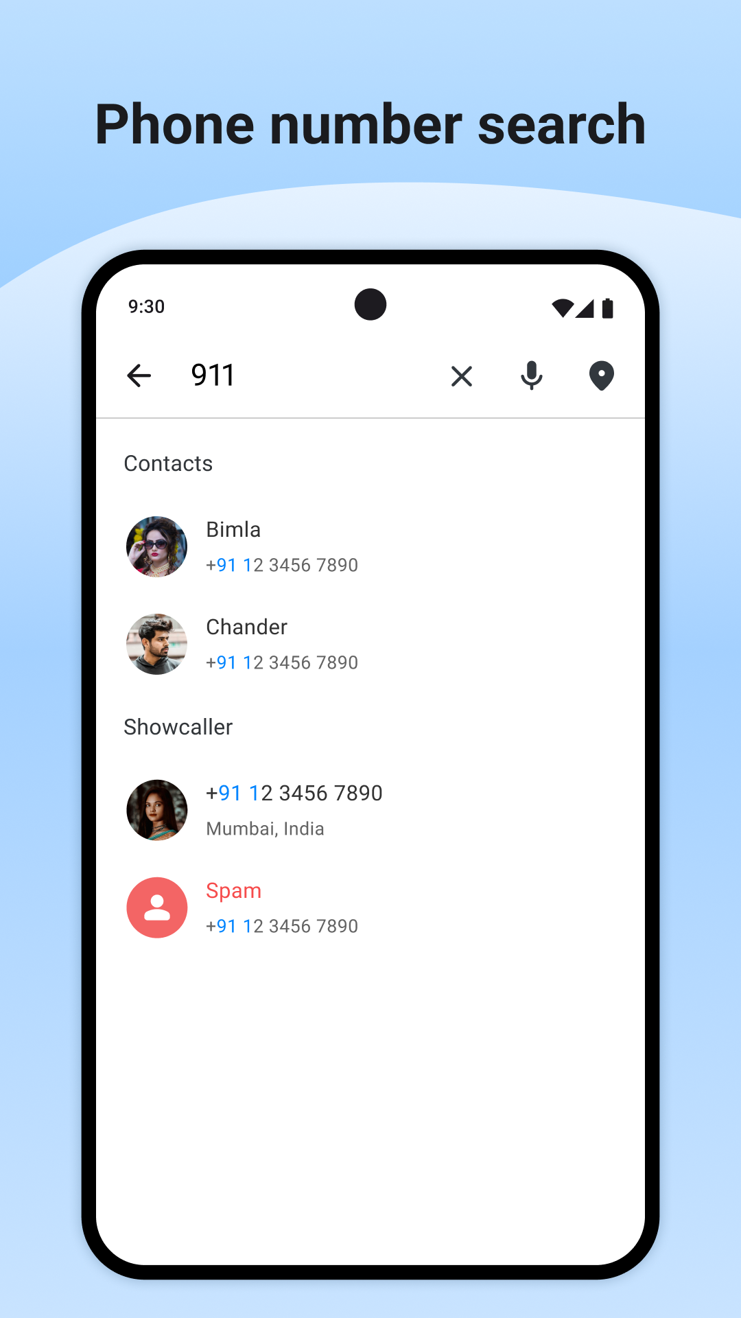 اسکرین شات 7 برنامه Showcaller: Caller ID & Block