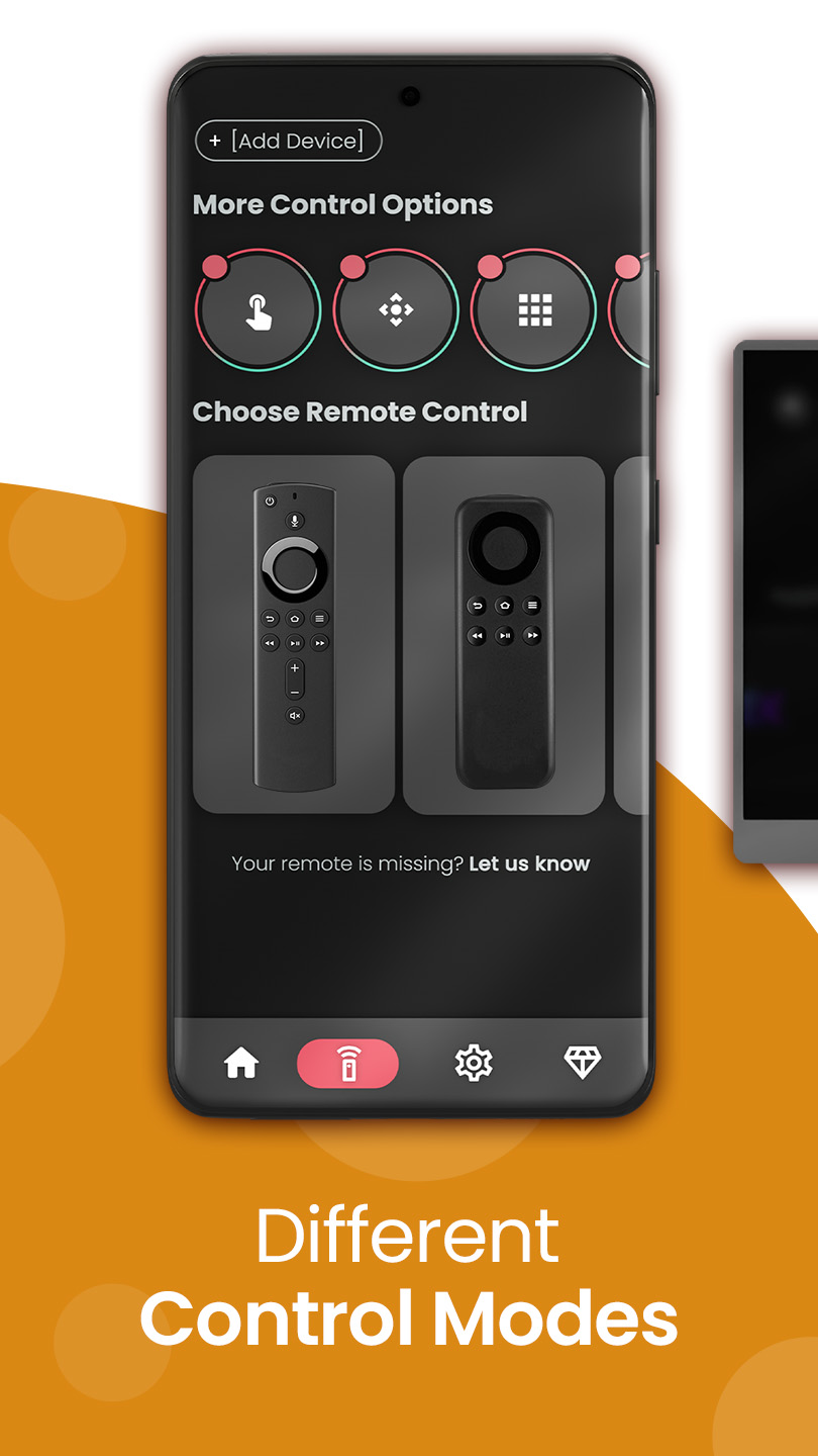 اسکرین شات 2 برنامه Remote for Amazon Fire Stick