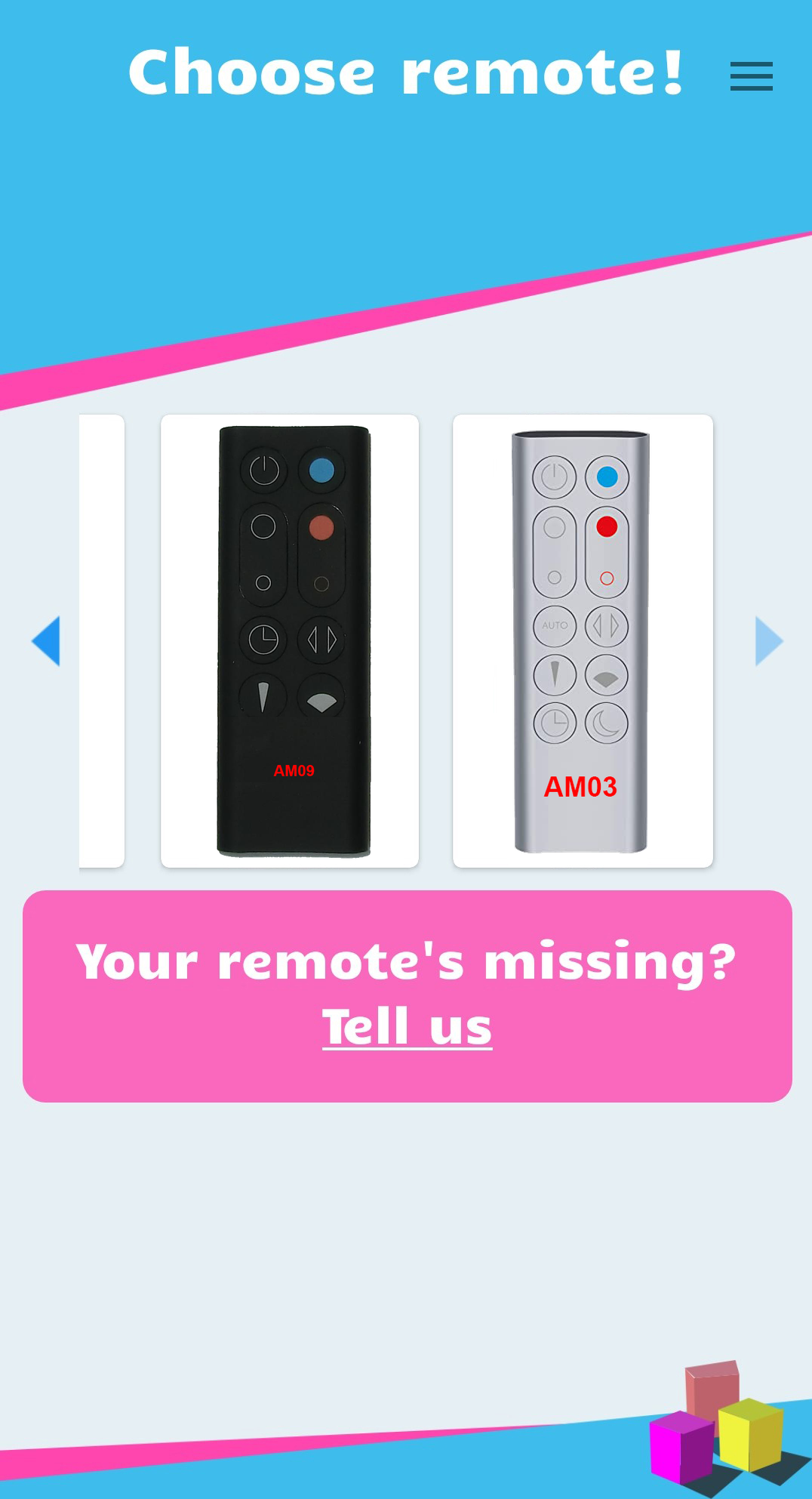 اسکرین شات 2 برنامه Remote Control for Dyson