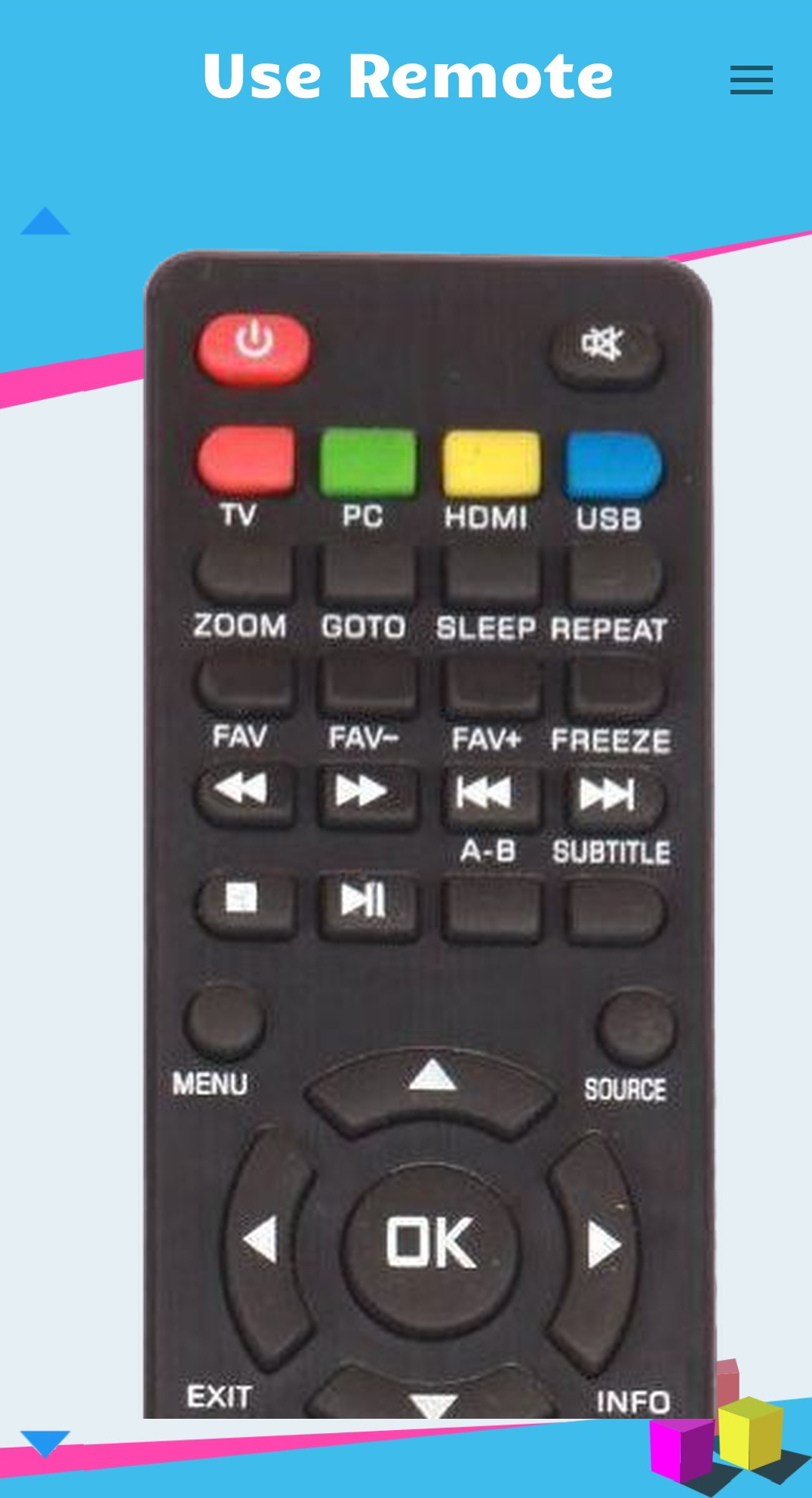 اسکرین شات 3 برنامه Remote Control for Ikon TV
