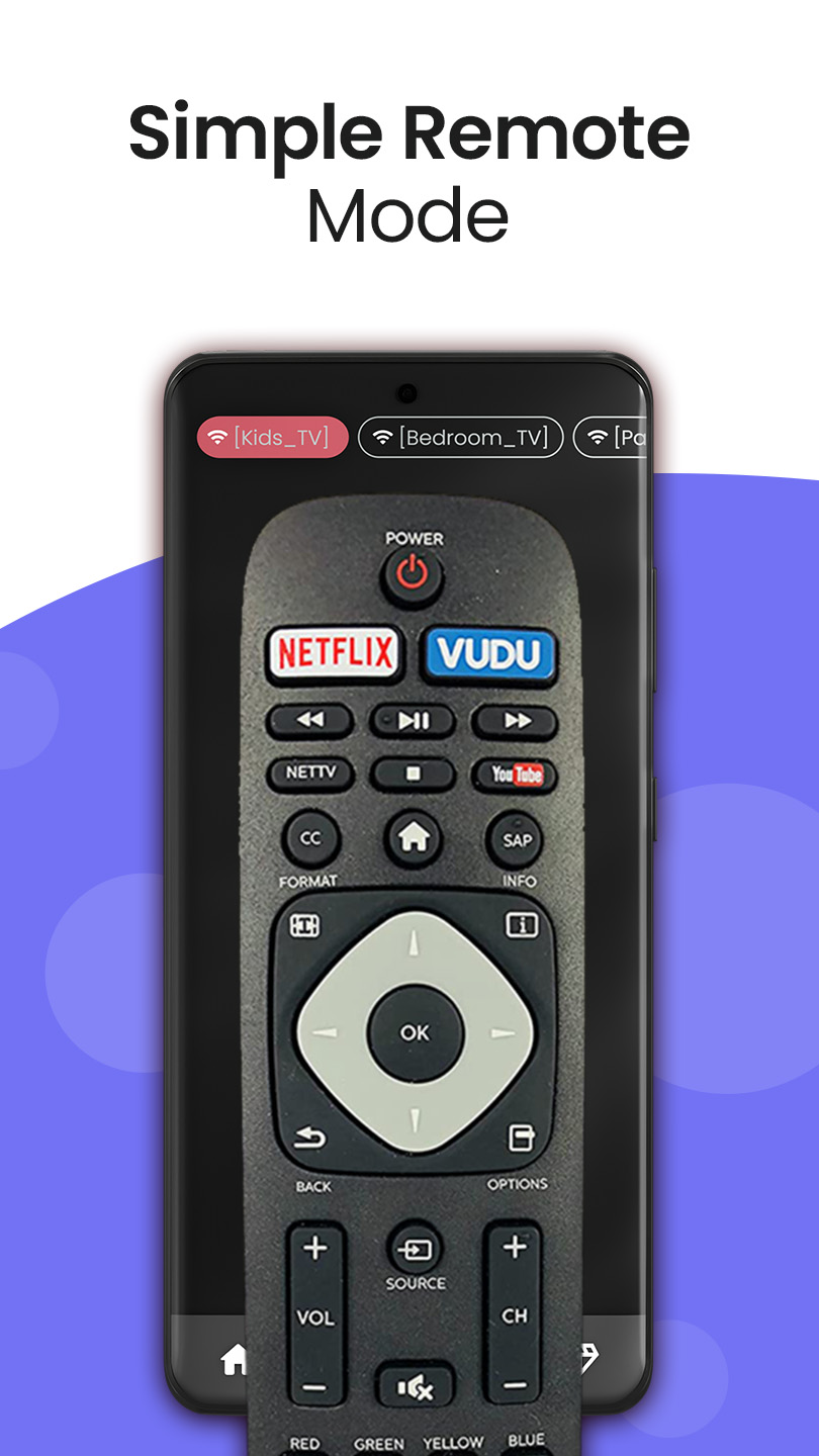 اسکرین شات 1 برنامه Remote for Philips Smart TV