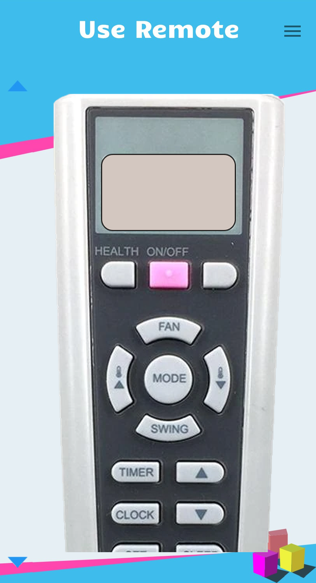 اسکرین شات 3 برنامه Remote Control for Haier AC