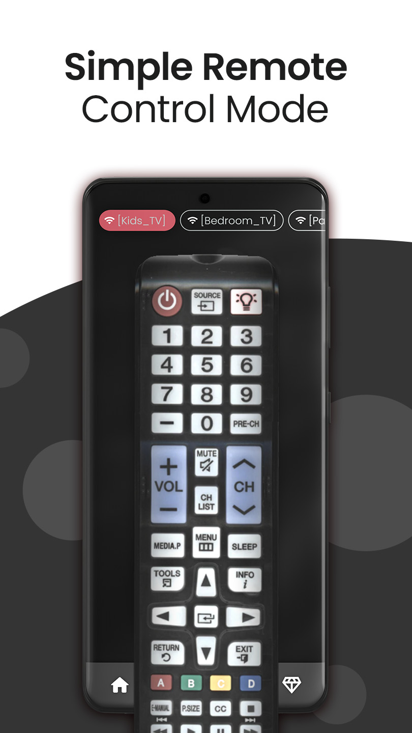 اسکرین شات 1 برنامه Remote for Samsung Smart TV