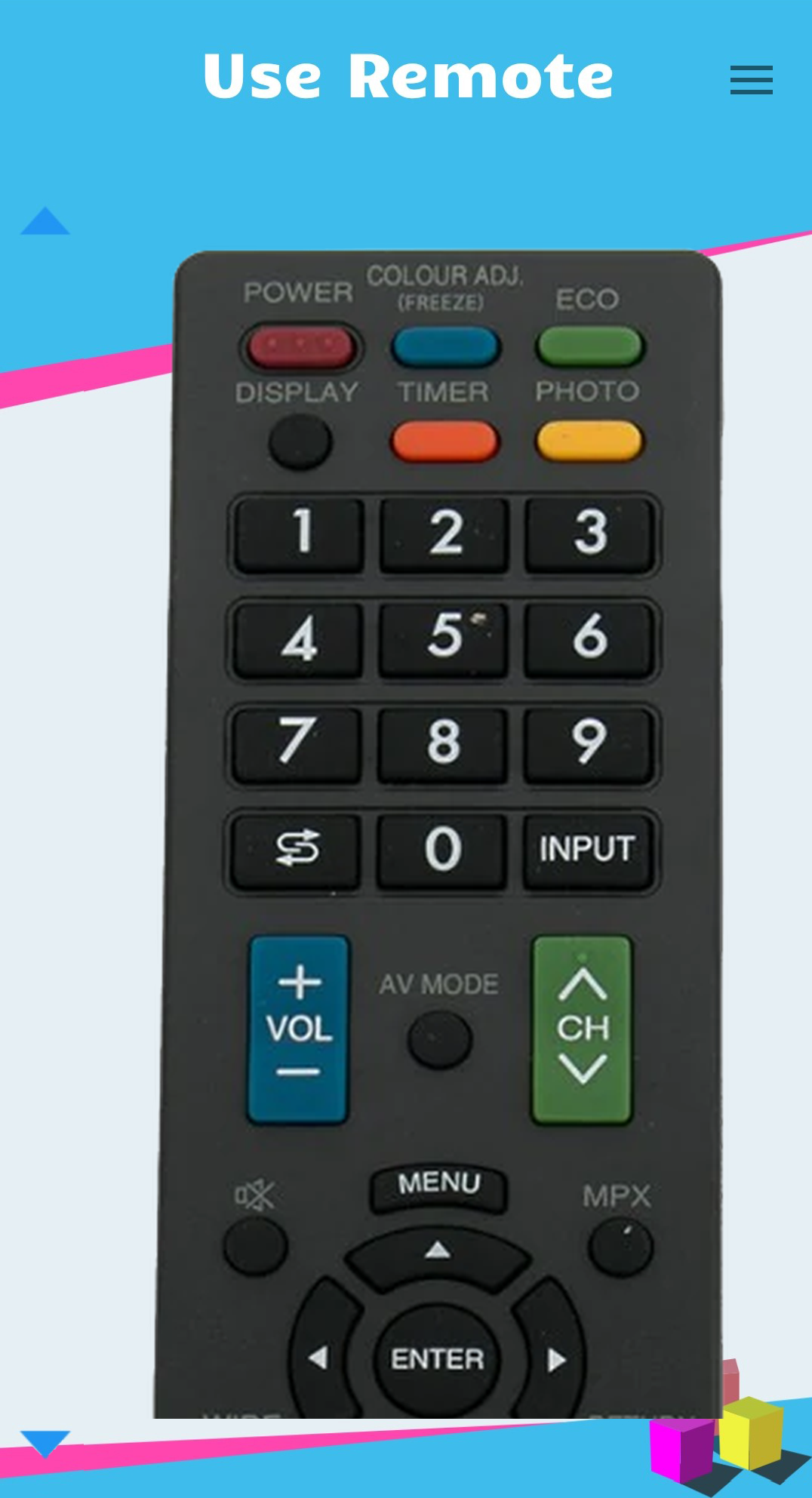 اسکرین شات 4 برنامه Remote for Sharp Smart TV