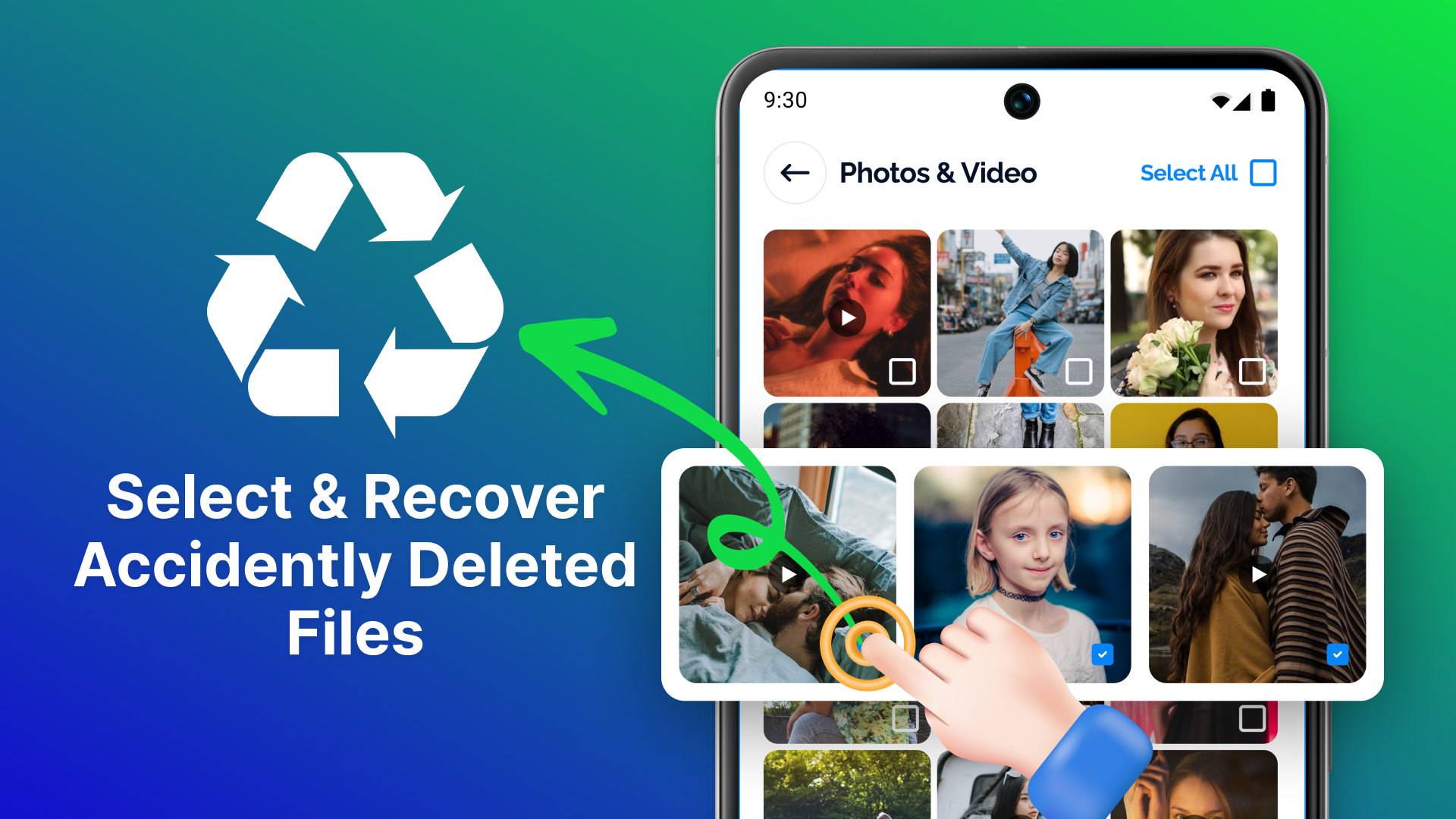 اسکرین شات 5 برنامه All Recovery: Photos & Videos