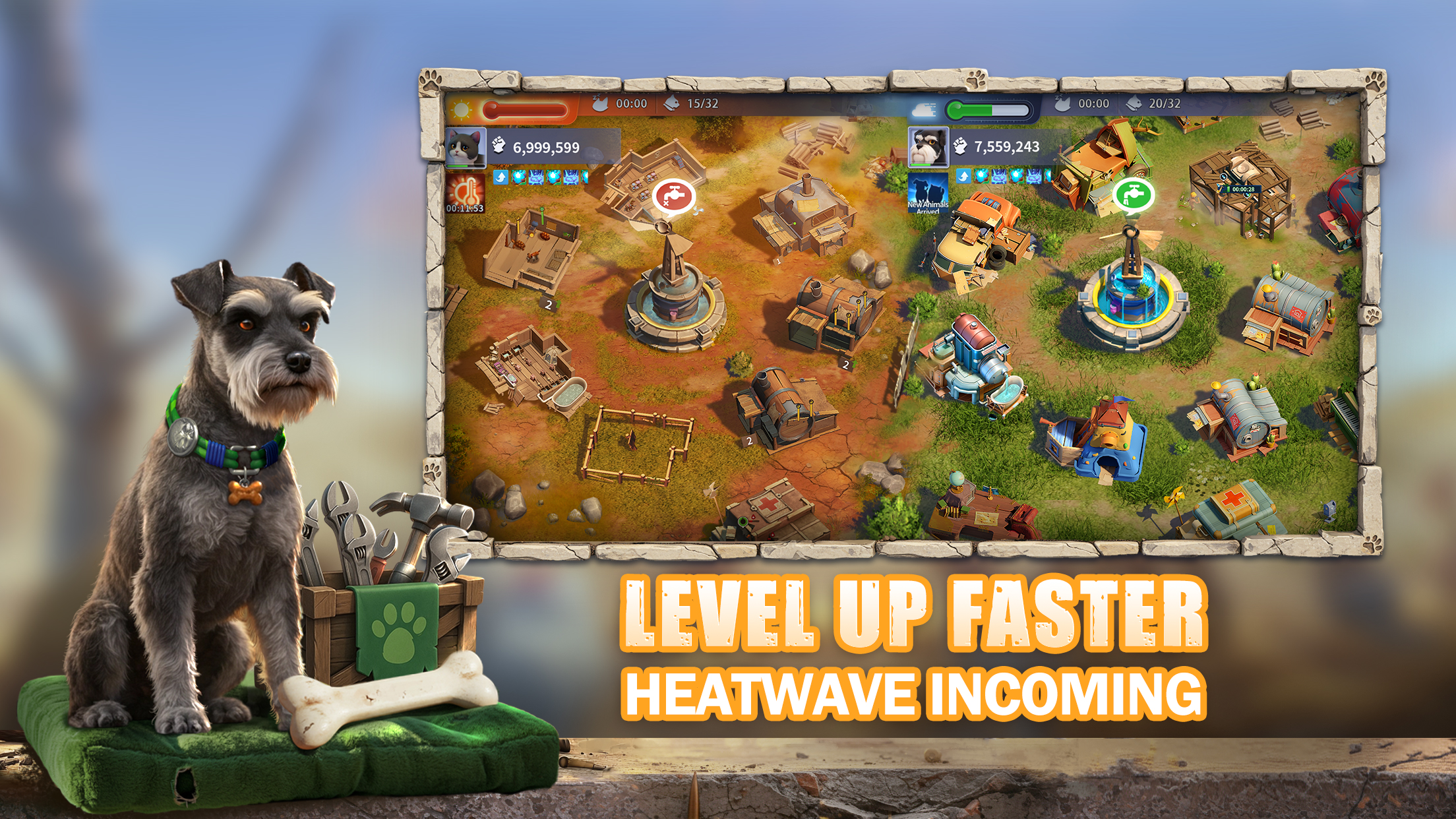 اسکرین شات 1 بازی CatDog World: After Humans