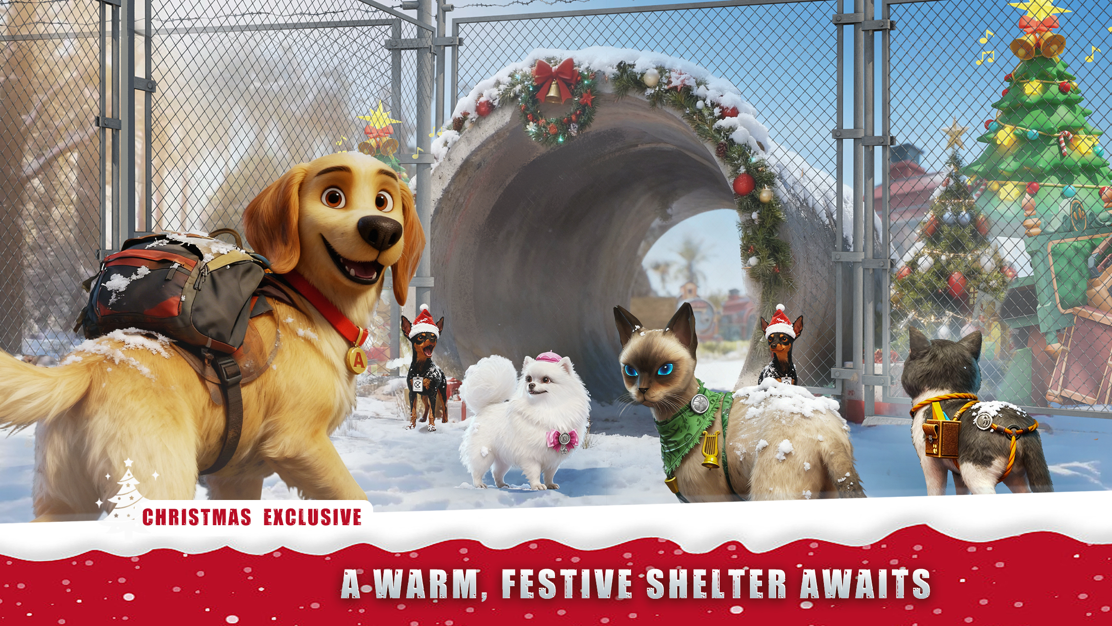 اسکرین شات 1 بازی CatDog World: After Humans