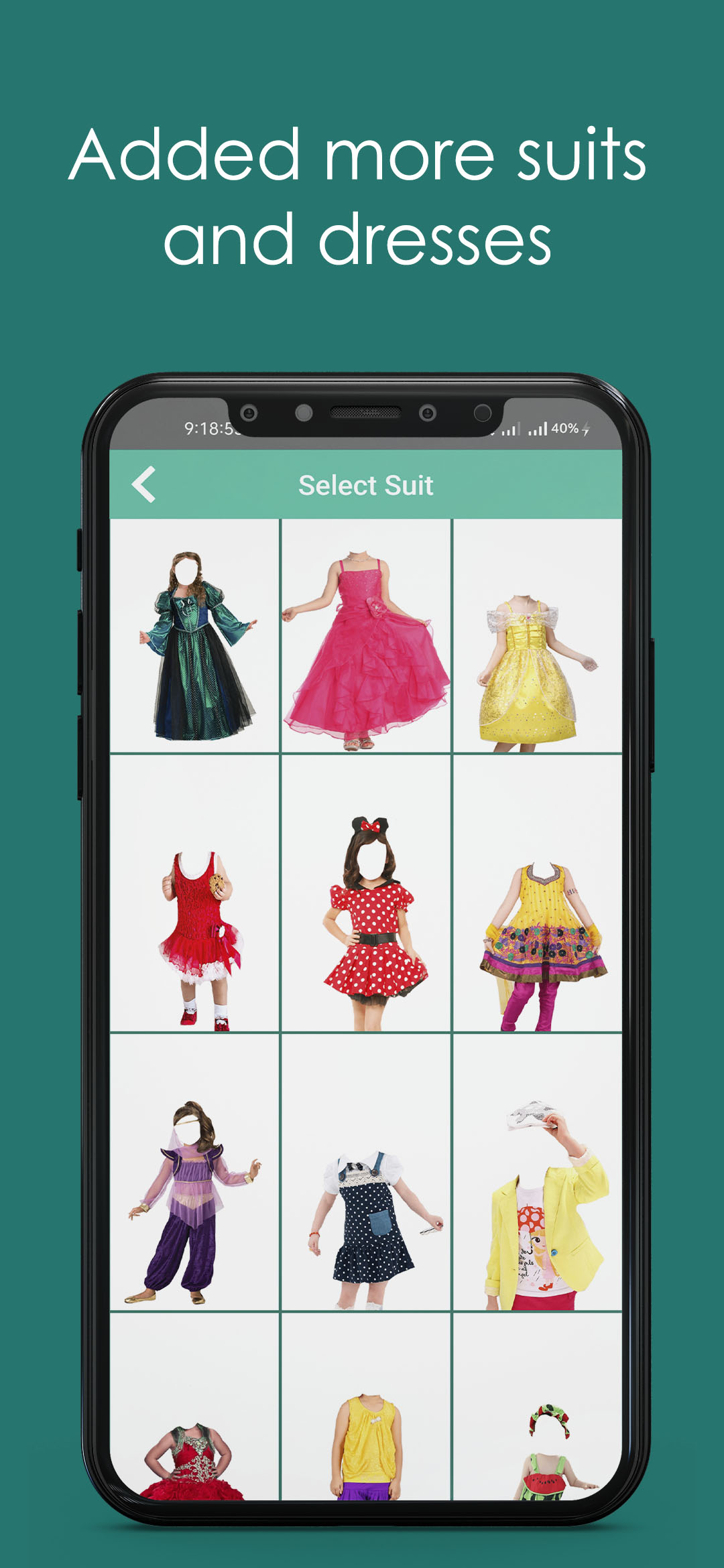 اسکرین شات 5 برنامه Baby Girl Suit Photo Editor