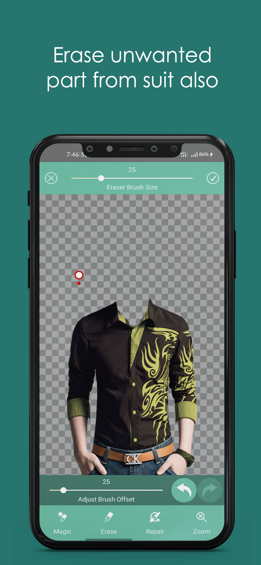 اسکرین شات 8 برنامه Fancy Shirt Photo Suit