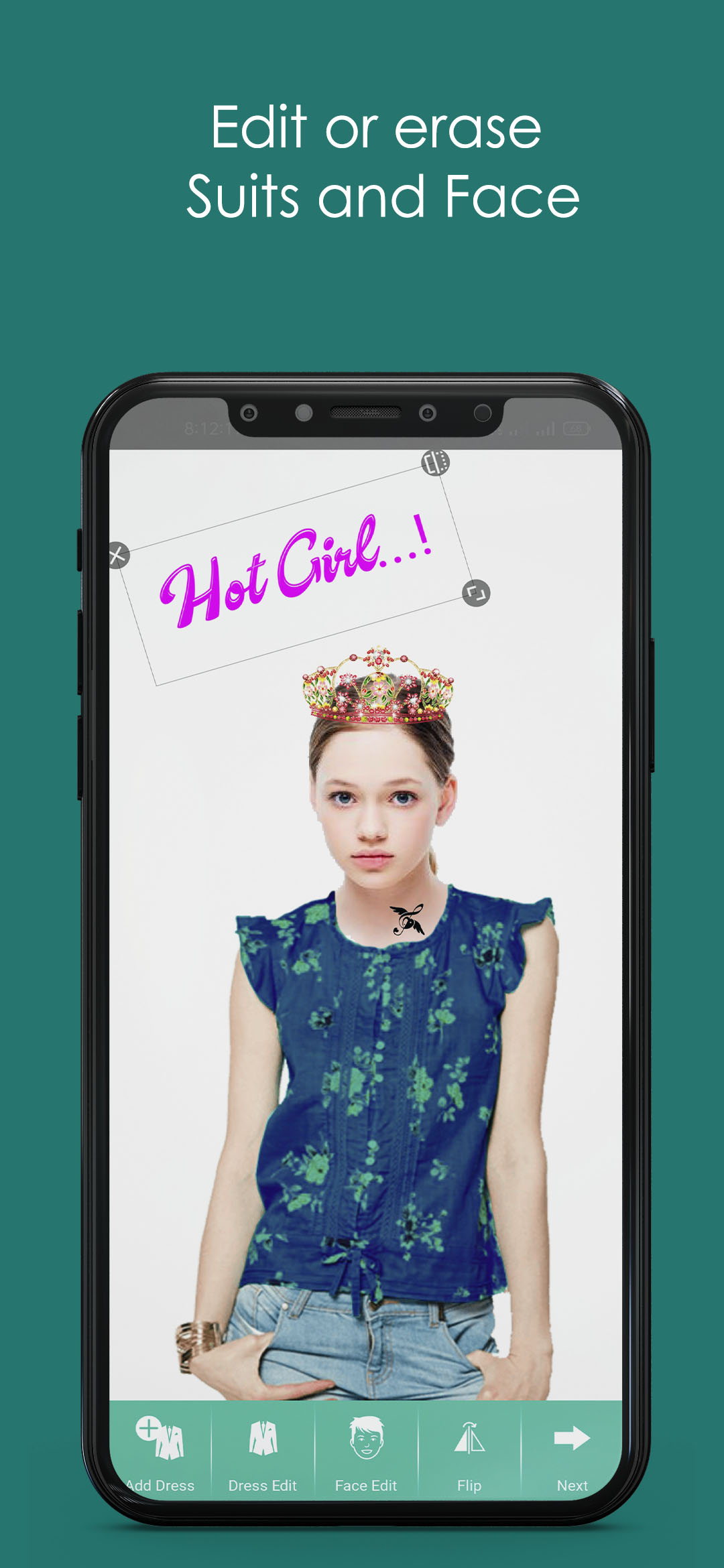 اسکرین شات 6 برنامه Girl Jeans Top Photo Suit