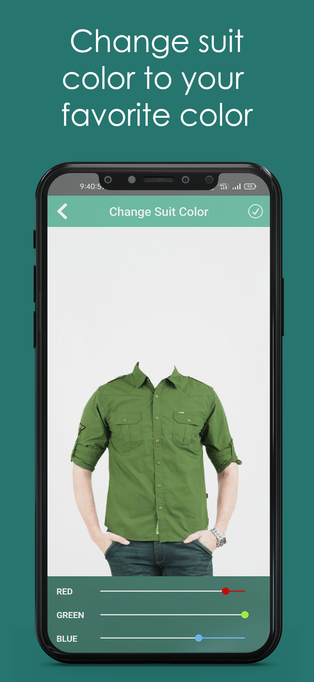 اسکرین شات 6 برنامه Man Casual Shirt Photo Suit