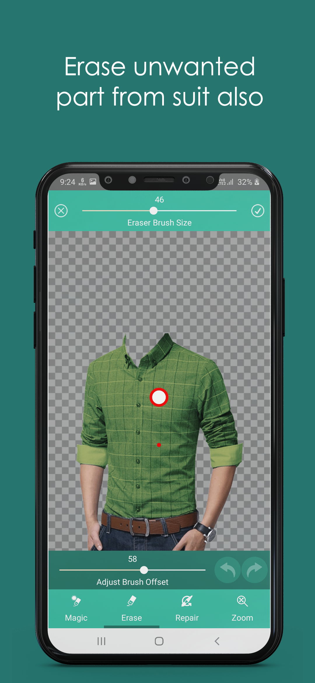 اسکرین شات 5 برنامه Men Formal Shirt Photo Editor
