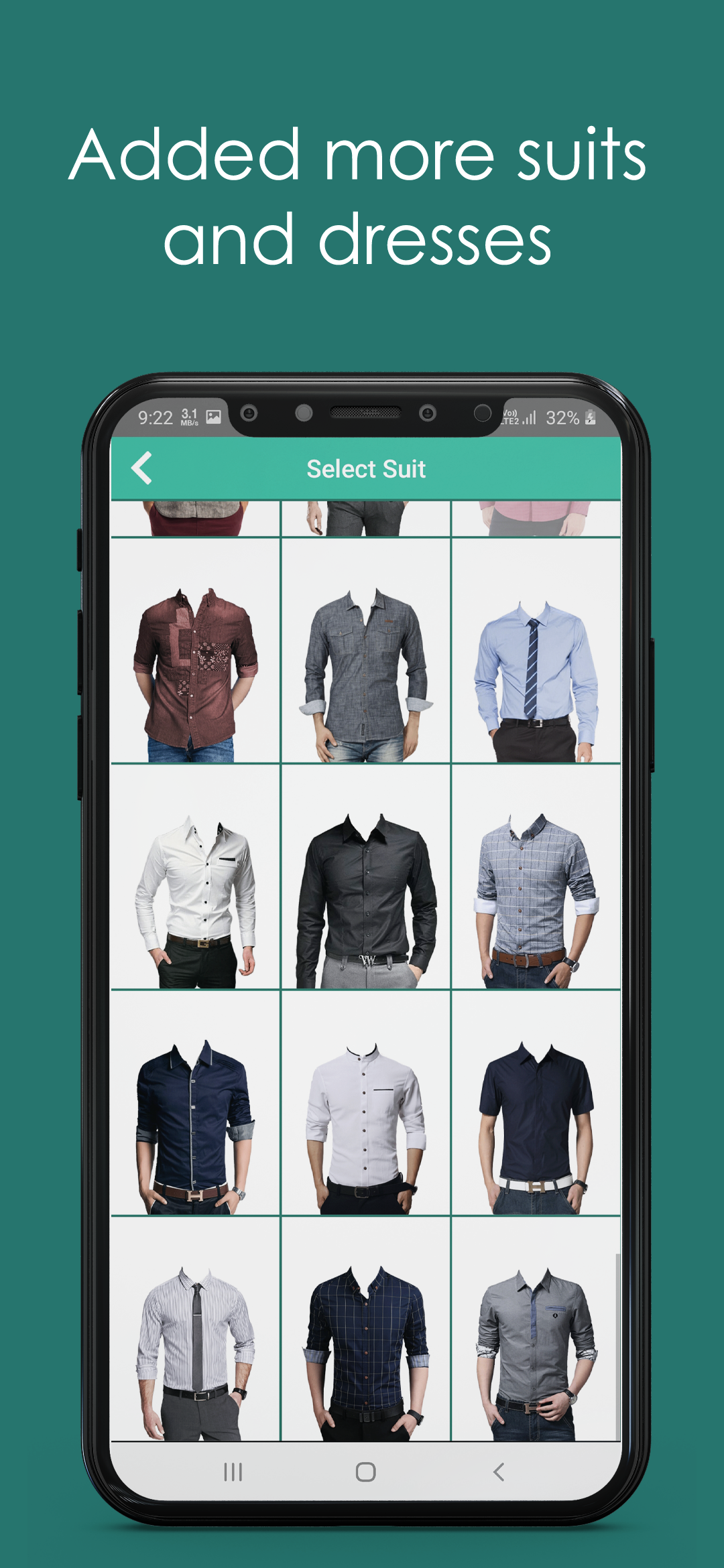 اسکرین شات 6 برنامه Men Formal Shirt Photo Editor