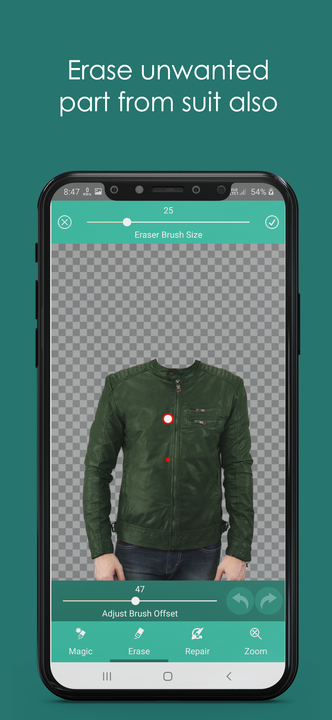 اسکرین شات 5 برنامه Man Jacket Photo Suit