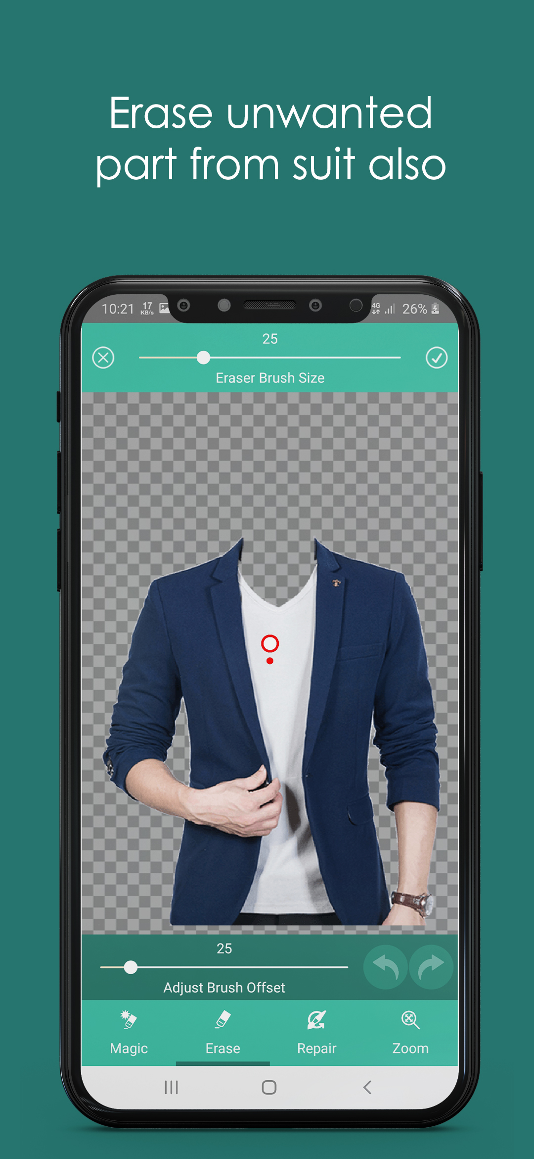 اسکرین شات 3 برنامه Man Suit Photo Editor