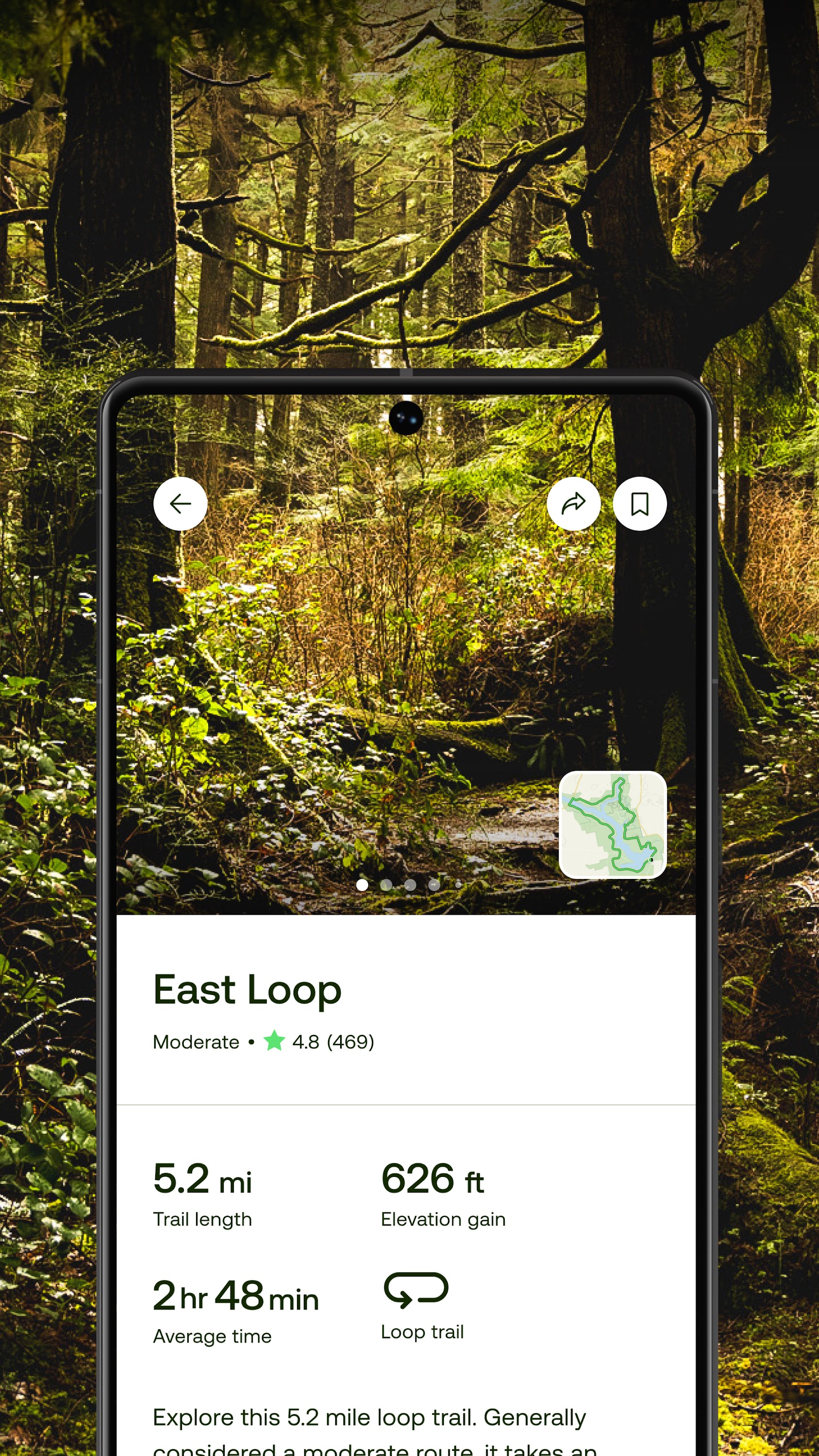 اسکرین شات 2 برنامه AllTrails: Hike, Bike & Run