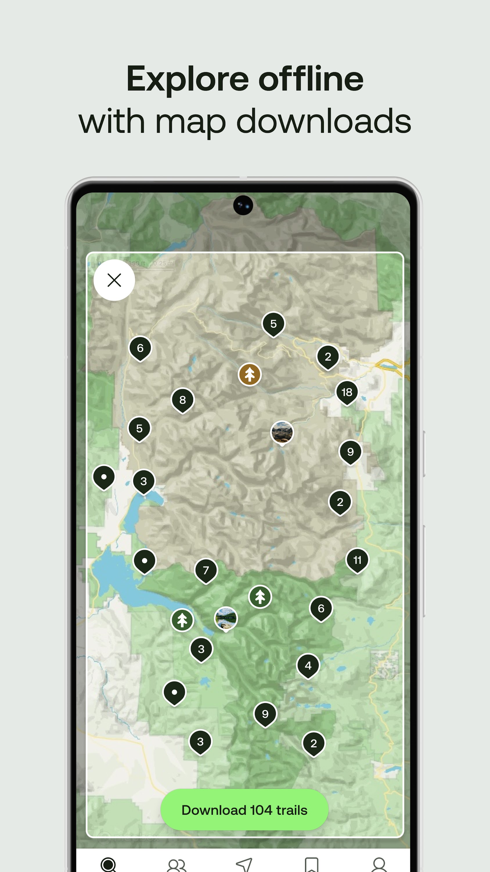 اسکرین شات 6 برنامه AllTrails: Hike, Bike & Run