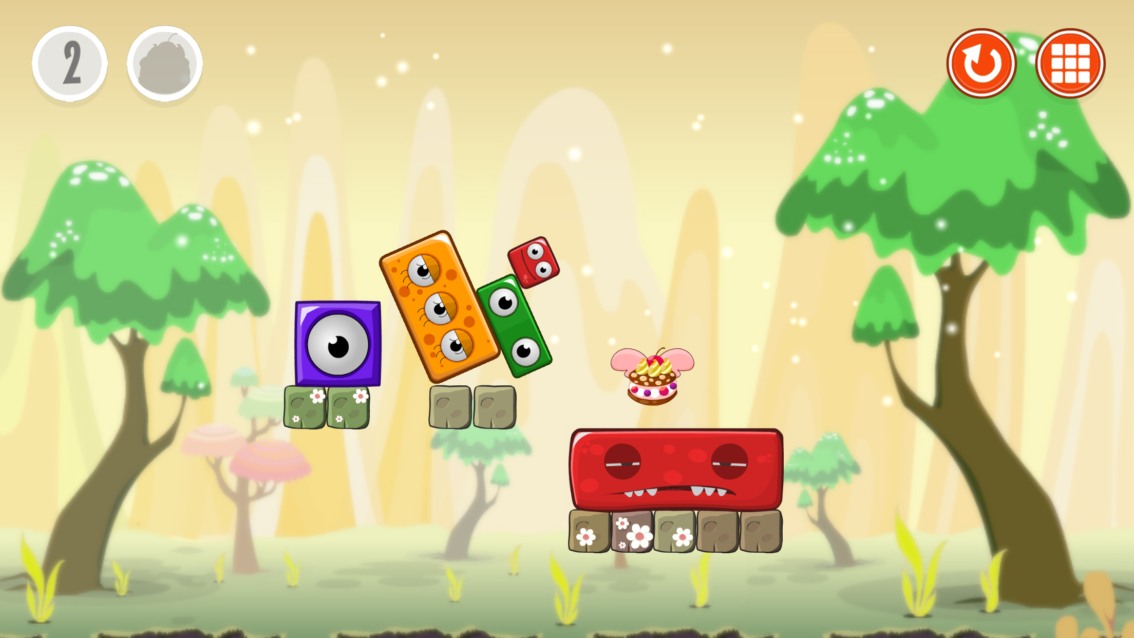 اسکرین شات 4 بازی Monsterland 2. Physics puzzle