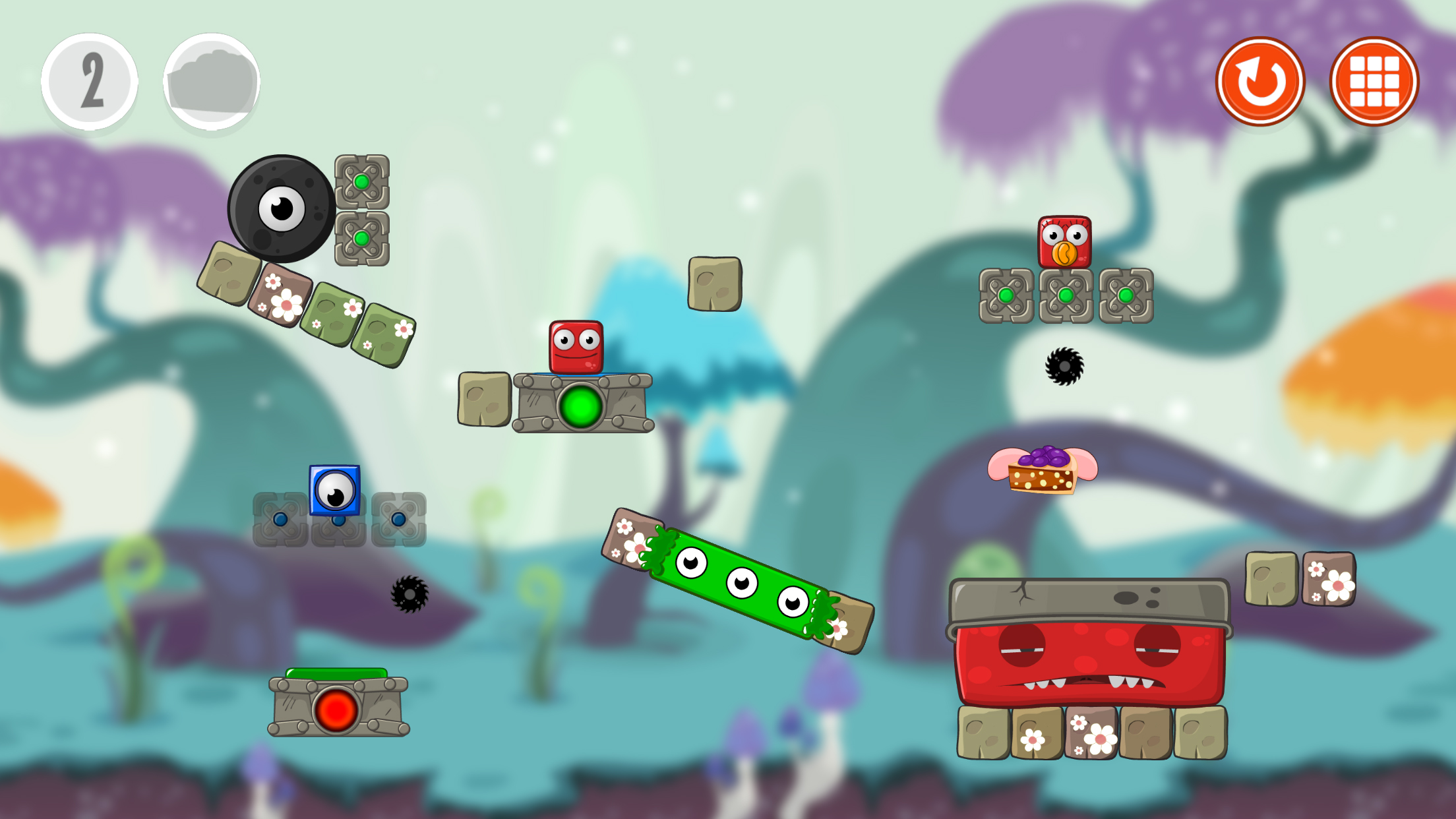 اسکرین شات 3 بازی Monsterland 2. Physics puzzle