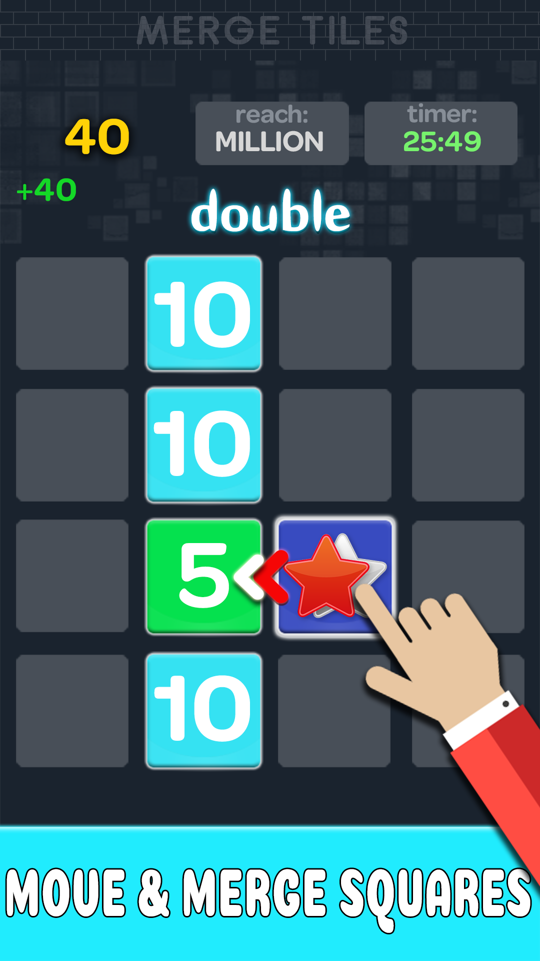 اسکرین شات 4 بازی Merge number block puzzle