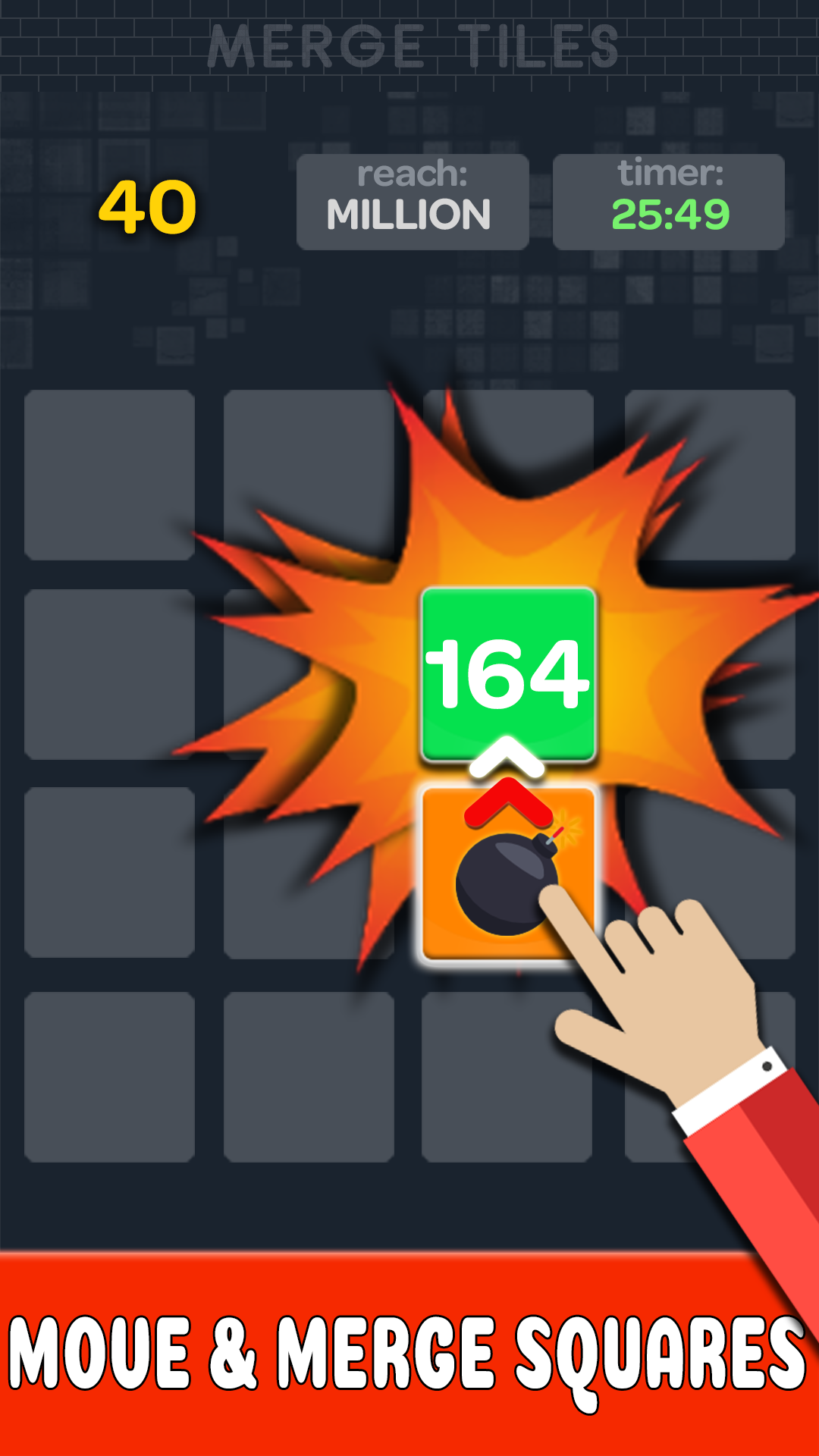 اسکرین شات 5 بازی Merge number block puzzle