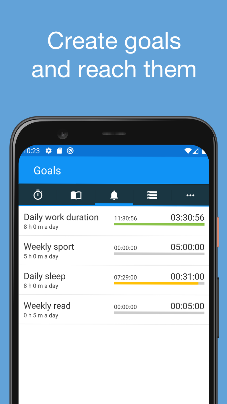 اسکرین شات 3 برنامه aTimeLogger - Time Tracker