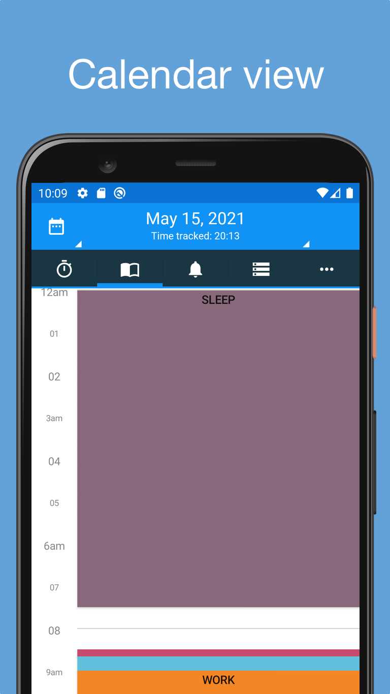 اسکرین شات 5 برنامه aTimeLogger - Time Tracker