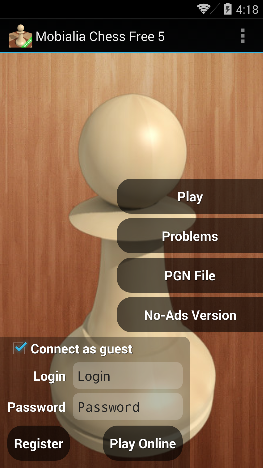 اسکرین شات 1 بازی Mobialia Chess (Ads)