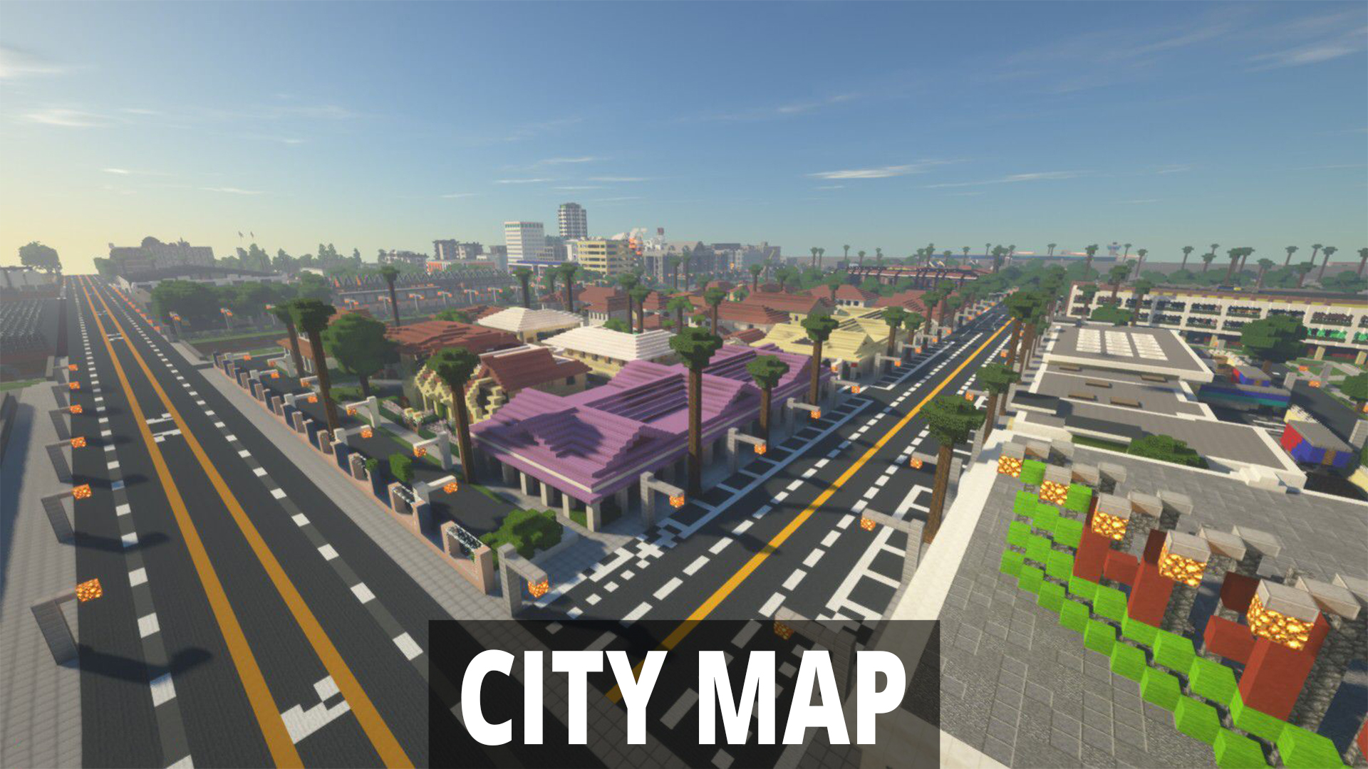 اسکرین شات 1 برنامه City Building Mod for Minecraf