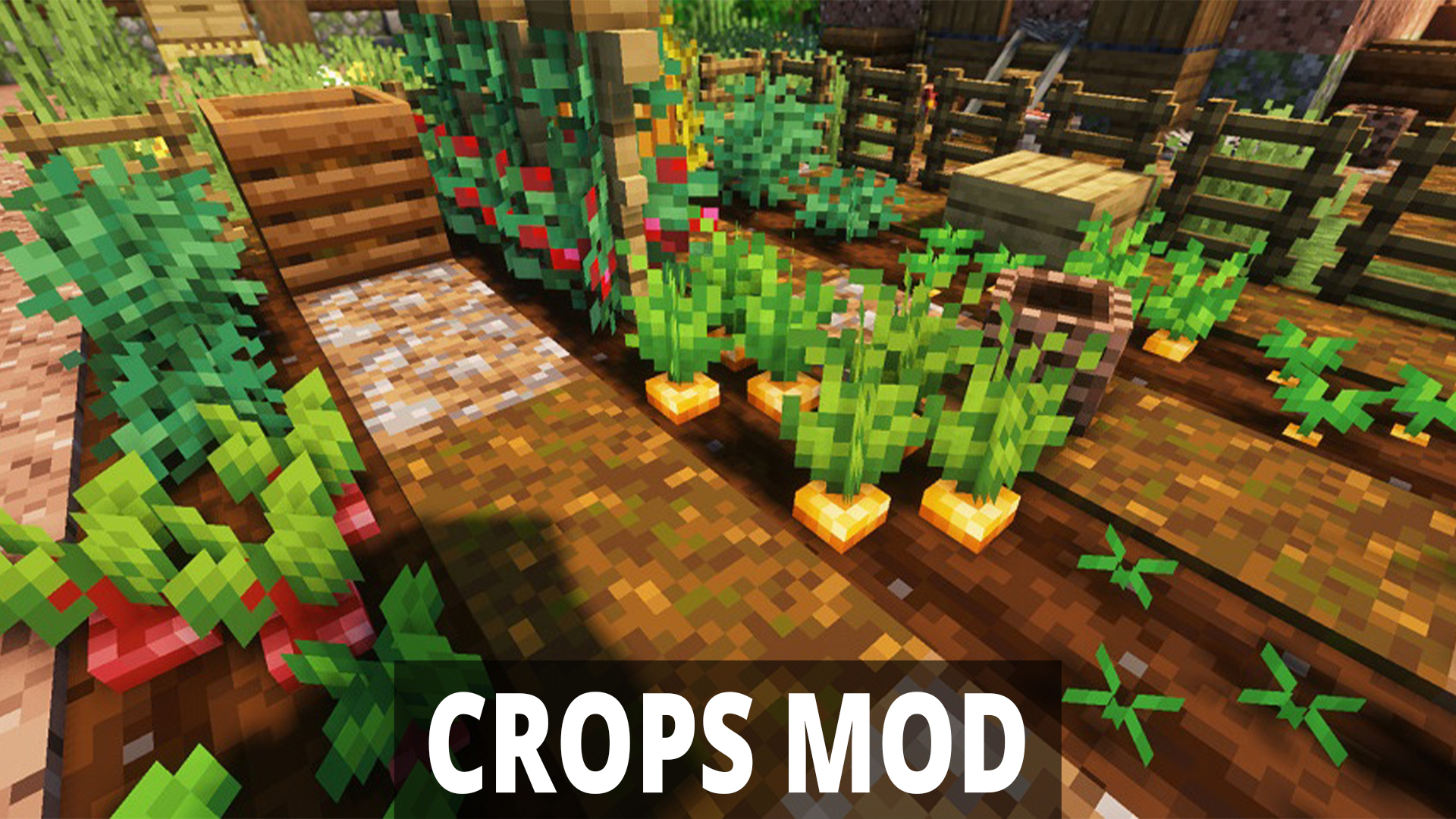 اسکرین شات 1 برنامه Vegetables Crops Mod Minecraft