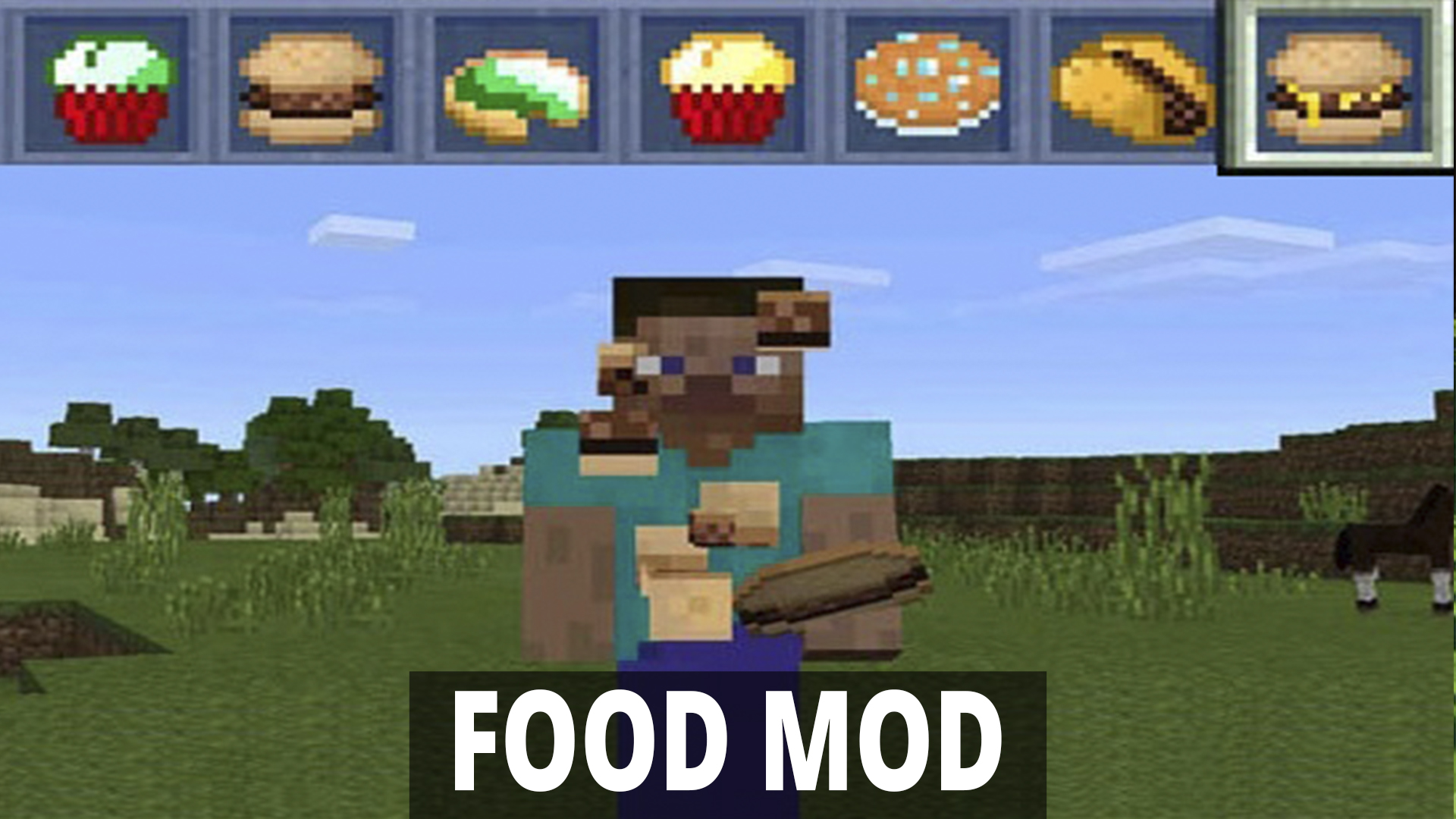 اسکرین شات 3 برنامه More Food Mod for Minecraft