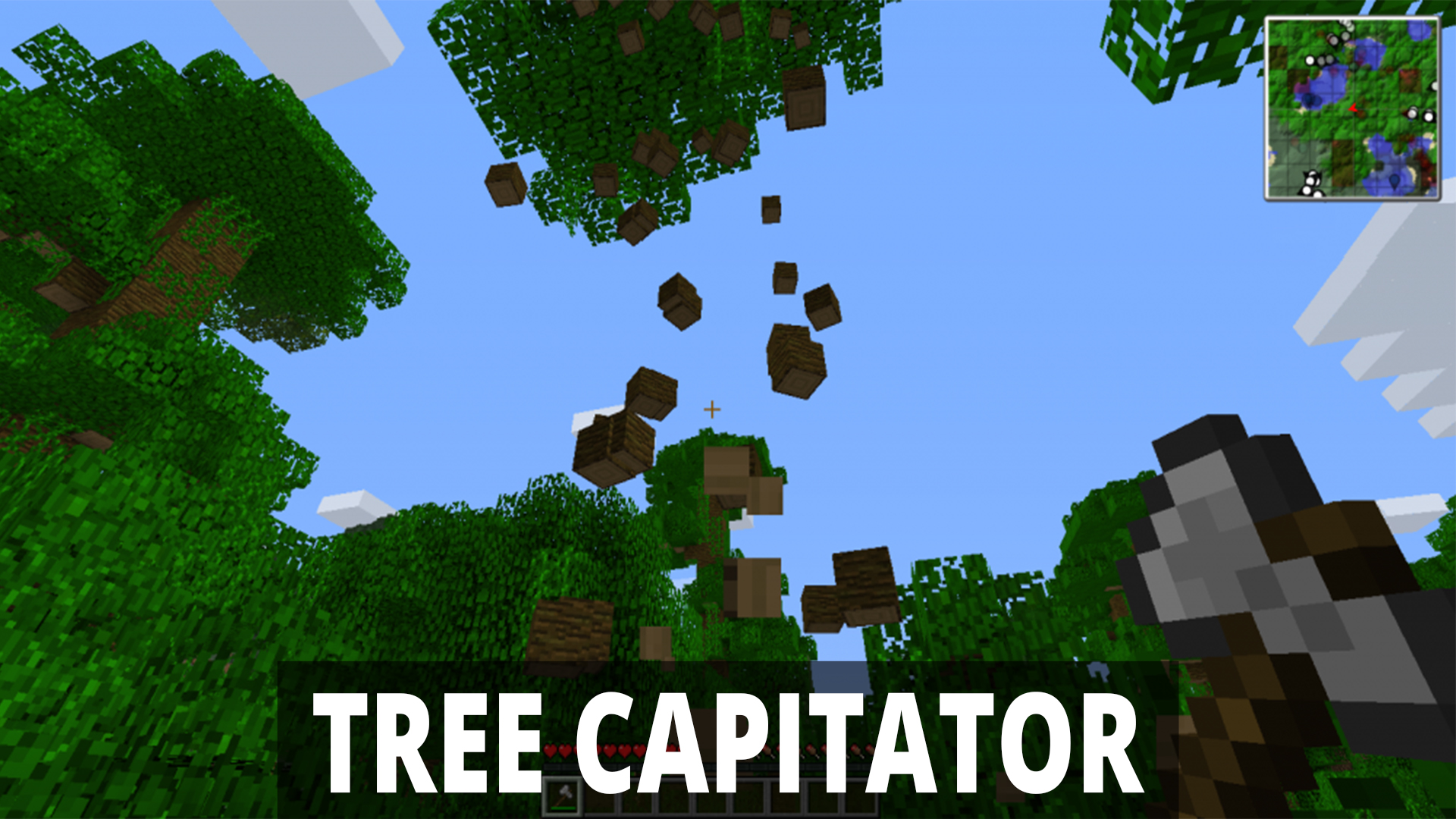 اسکرین شات 1 برنامه Tree Capitator Mod Minecraft