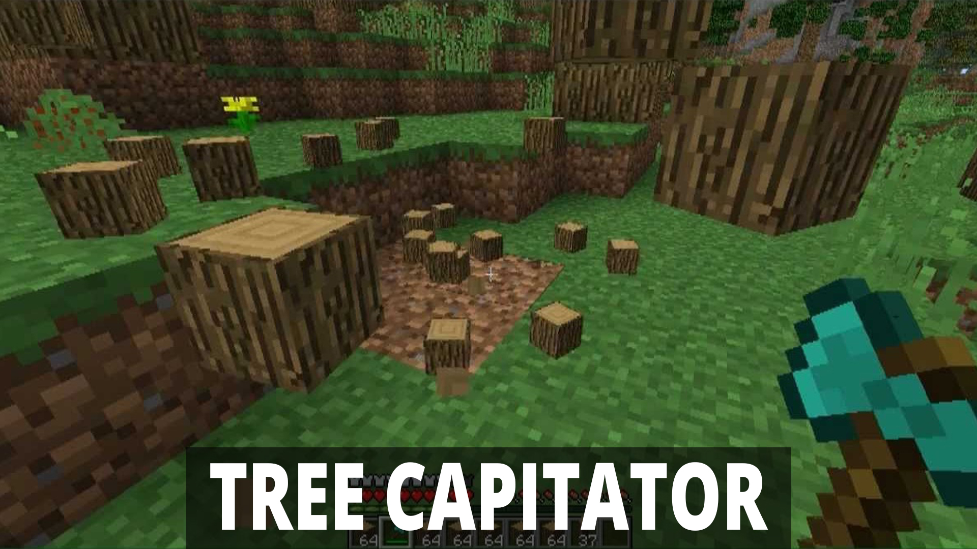 اسکرین شات 3 برنامه Tree Capitator Mod Minecraft