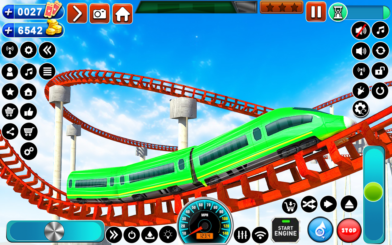 اسکرین شات 1 بازی Roller Coaster Simulator