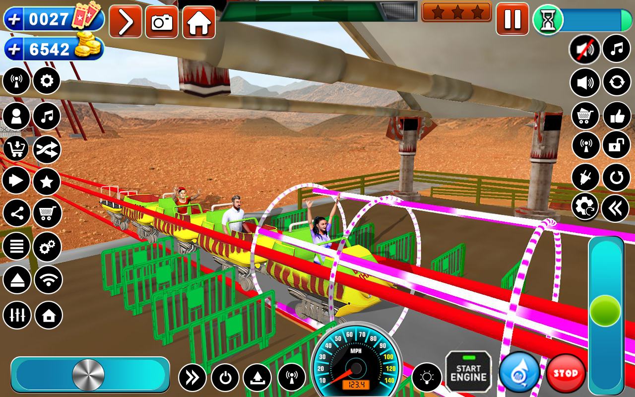 اسکرین شات 6 بازی Roller Coaster Simulator