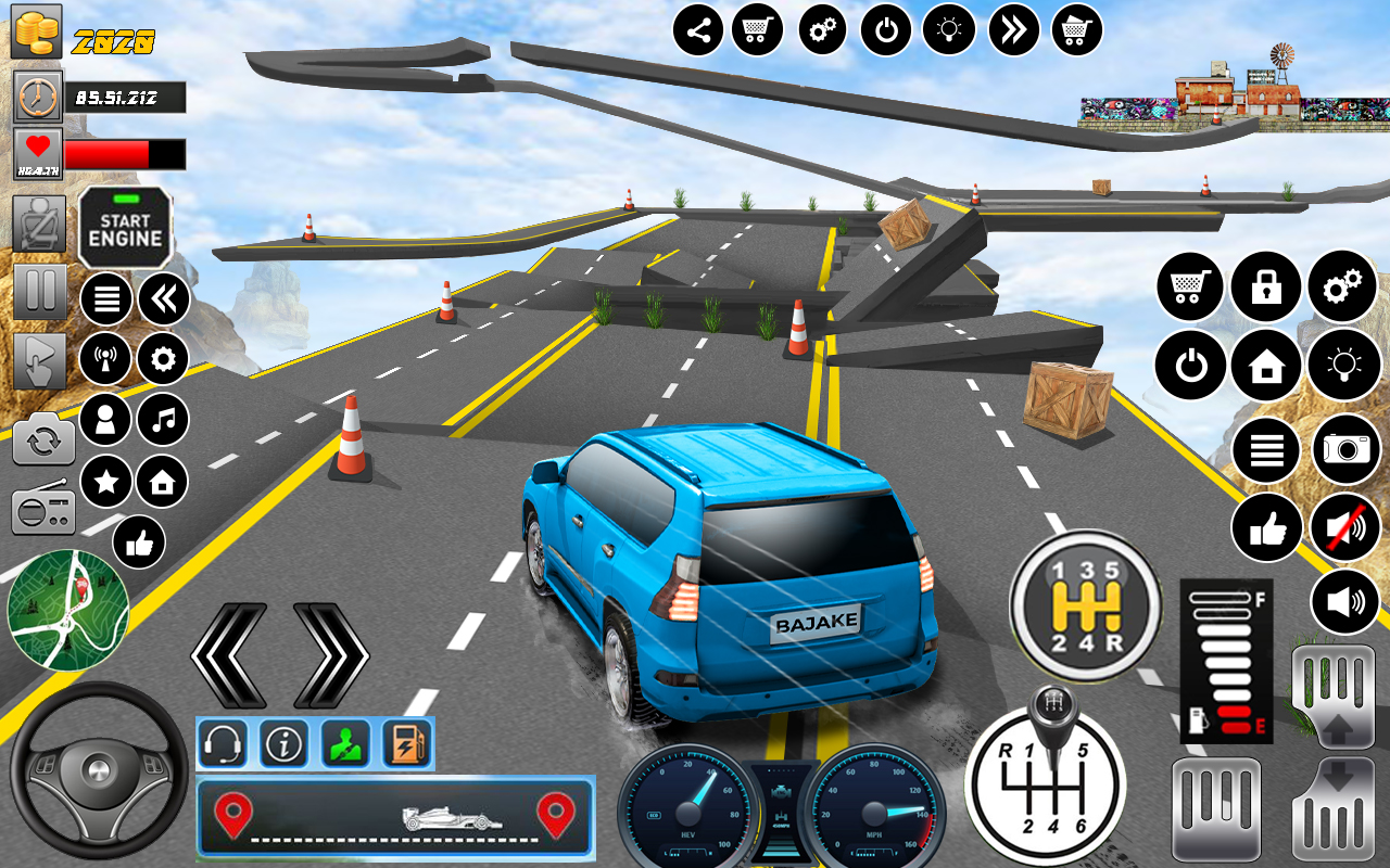 اسکرین شات 4 برنامه Mountain Climb Drive Car Game