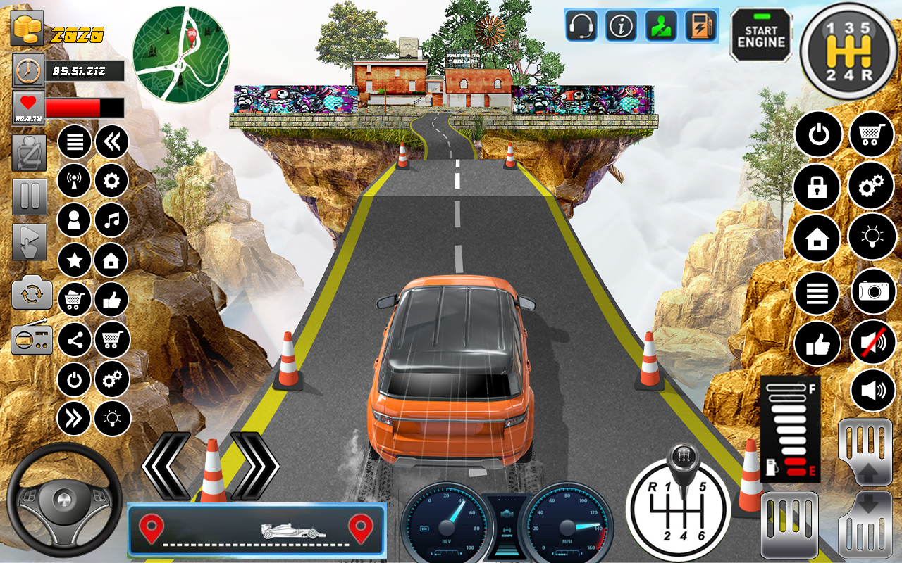 اسکرین شات 3 برنامه Mountain Climb Drive Car Game