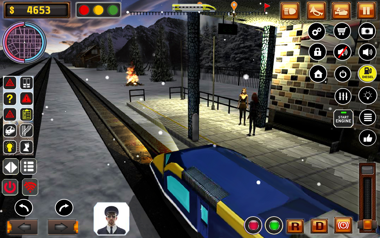 اسکرین شات 1 برنامه Train Simulator Uphill 2020