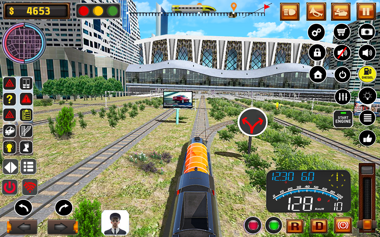 اسکرین شات 2 برنامه Train Simulator Uphill 2020