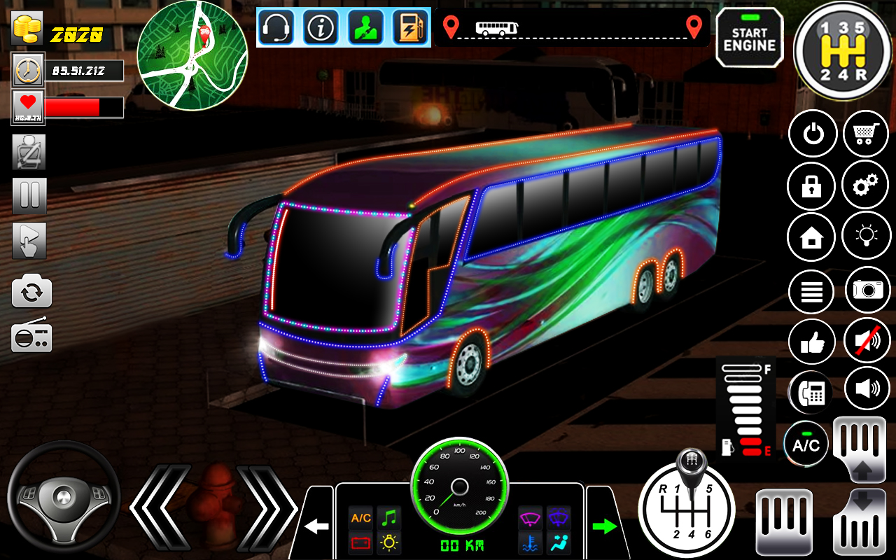 اسکرین شات 3 برنامه Uphill Bus Game Simulator
