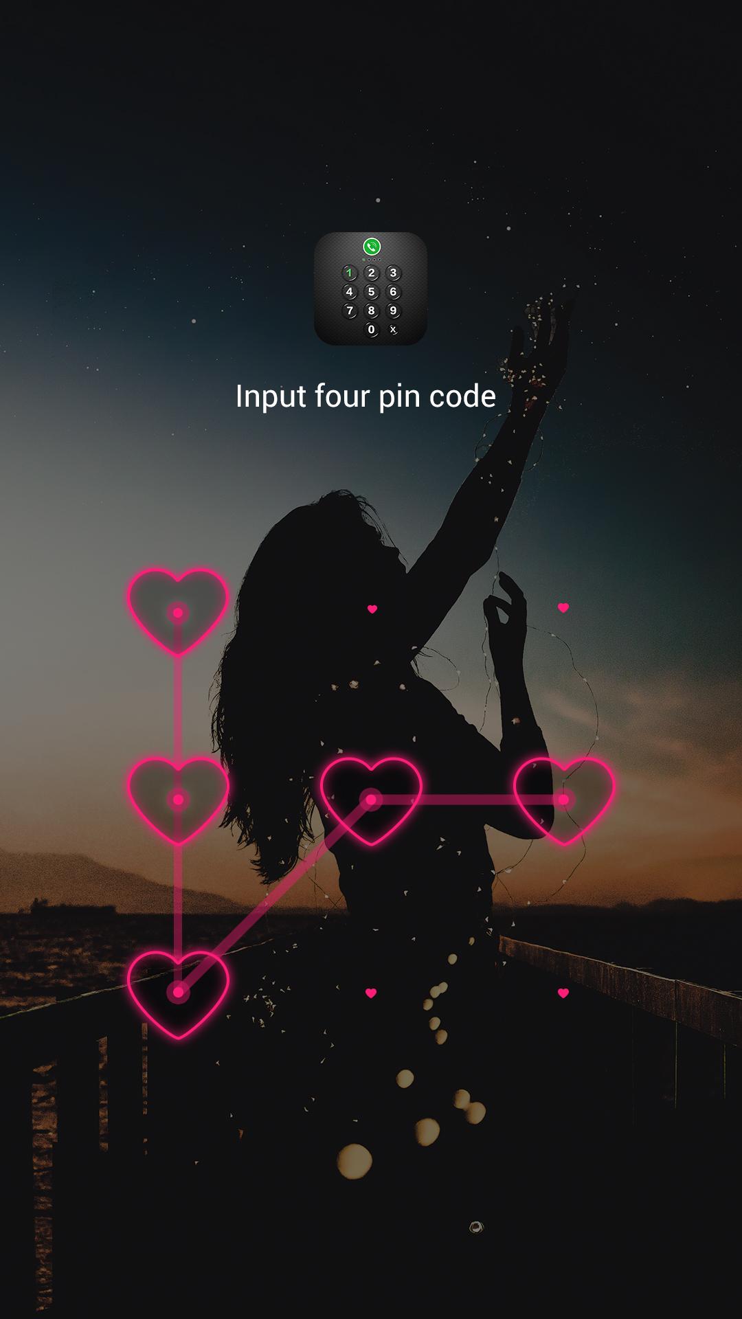 اسکرین شات 1 برنامه Applock - girl