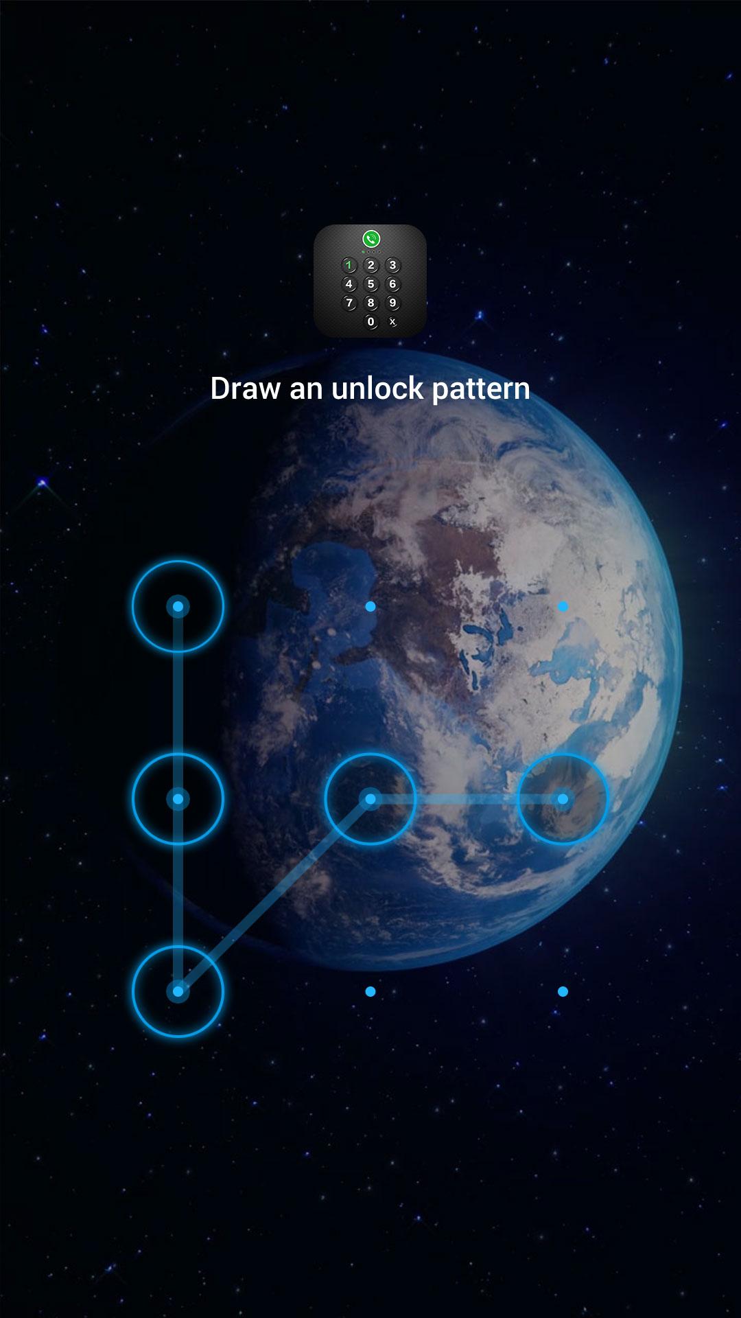 اسکرین شات 1 برنامه AppLock Live Theme - Earth