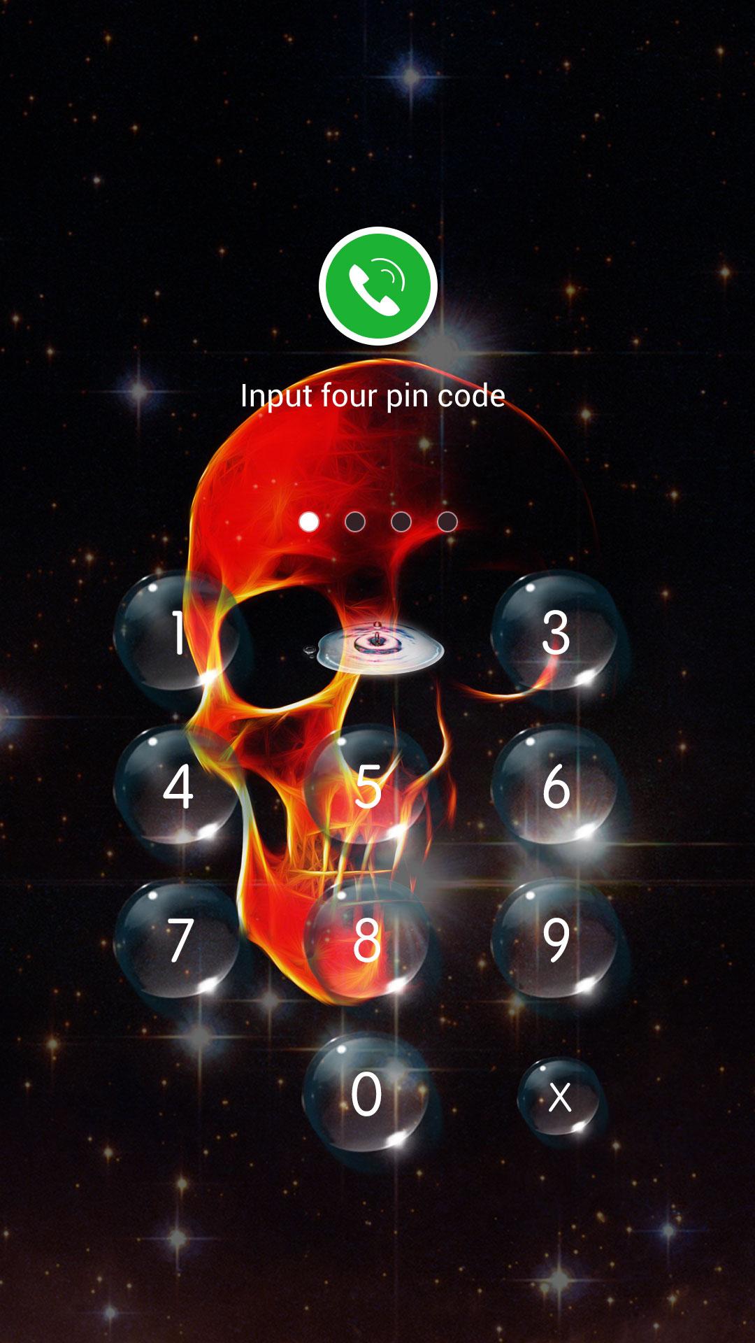 اسکرین شات 1 برنامه AppLock - Skull