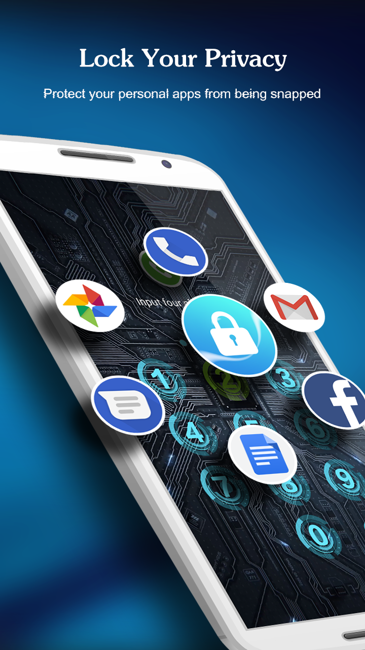 اسکرین شات 1 برنامه AppLock - Lock apps & Pin lock