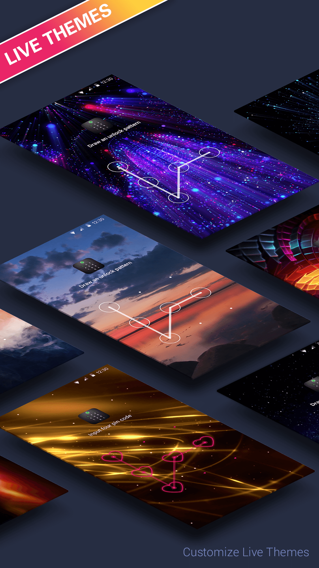 اسکرین شات 3 برنامه AppLock - Lock apps & Pin lock
