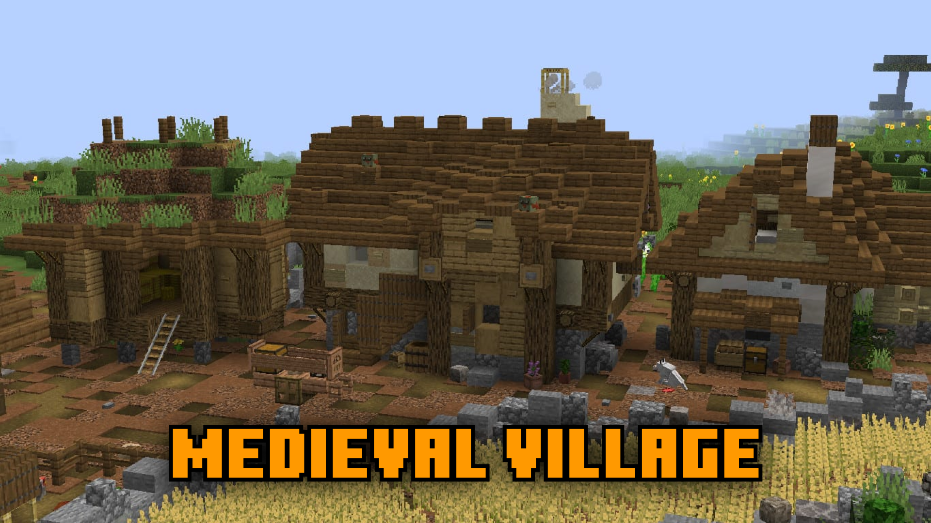 اسکرین شات 2 برنامه Villages for MCPE Maps