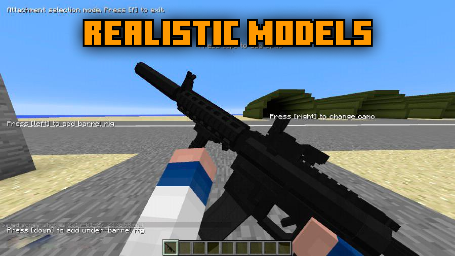 اسکرین شات 3 برنامه Weapons for MCPE - Weamo