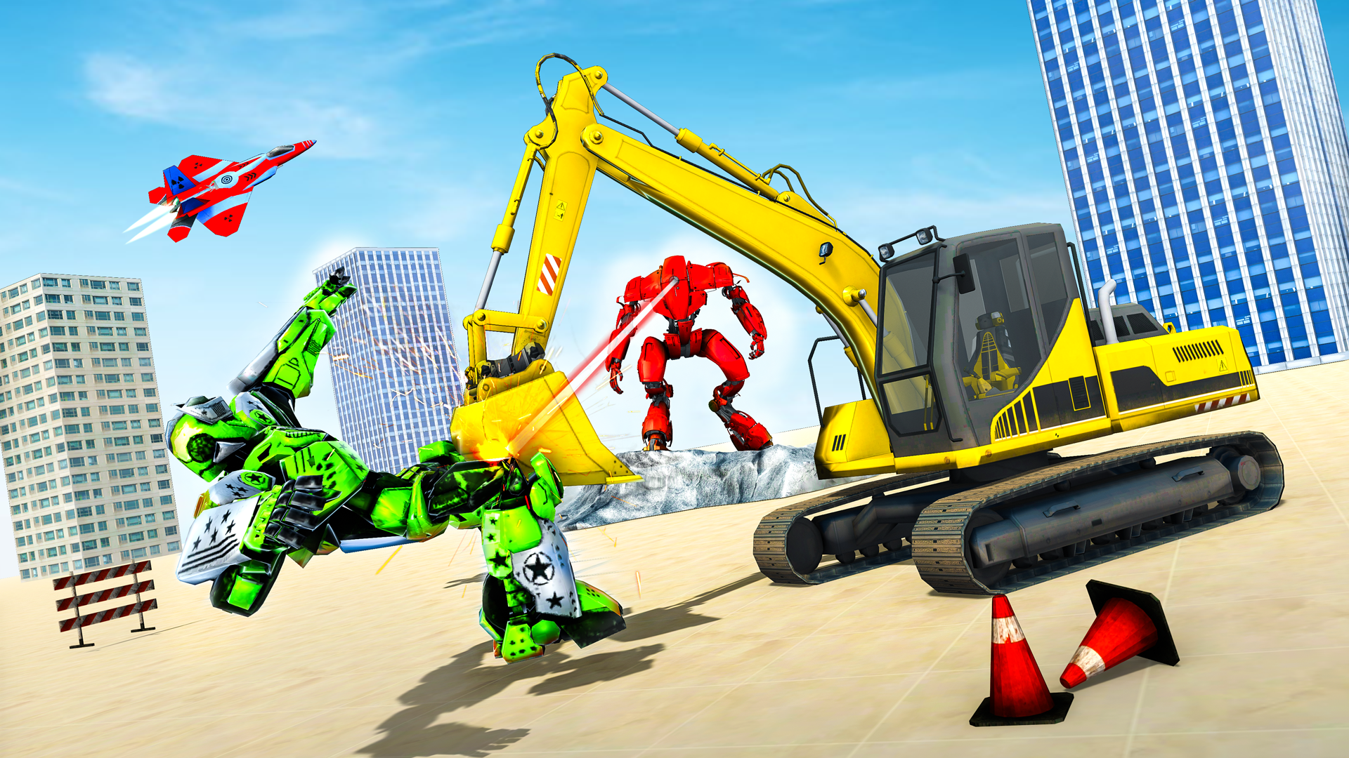 اسکرین شات 4 بازی Mech Robot Transformation Game